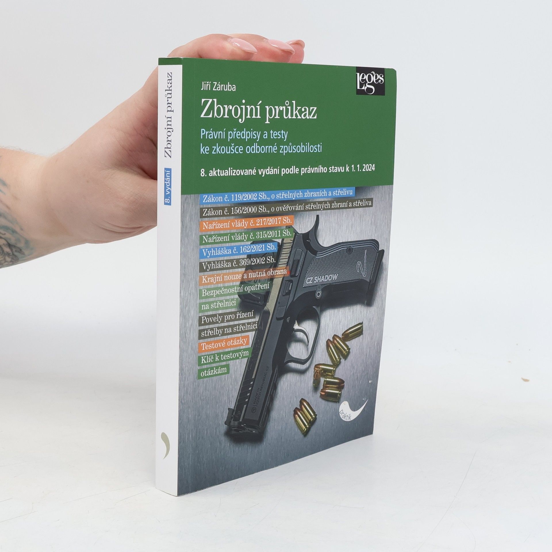 Jiří Záruba Zbrojní průkaz - 8. aktualizované vydání k 1. 1. 2024