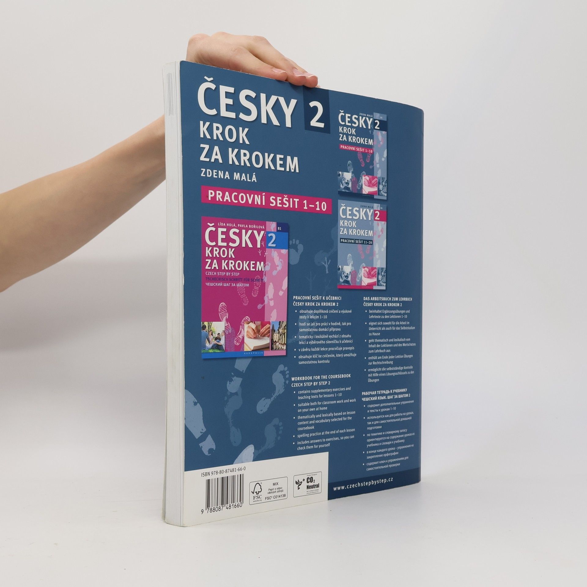 Zdena Malá Česky krok za krokem 2. B1. Pracovní sešit 1-10