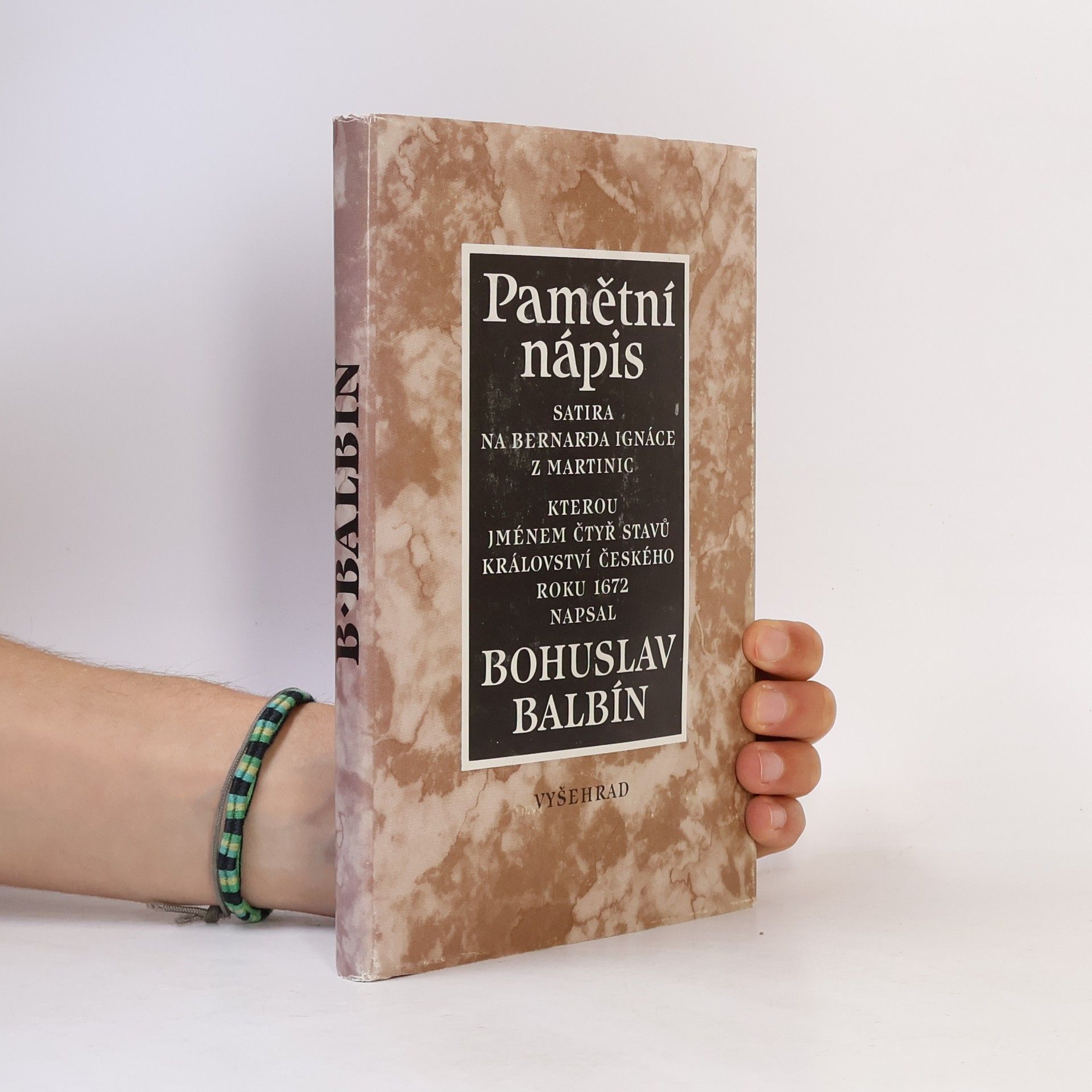 Bohuslav Balbín Pamětní nápis