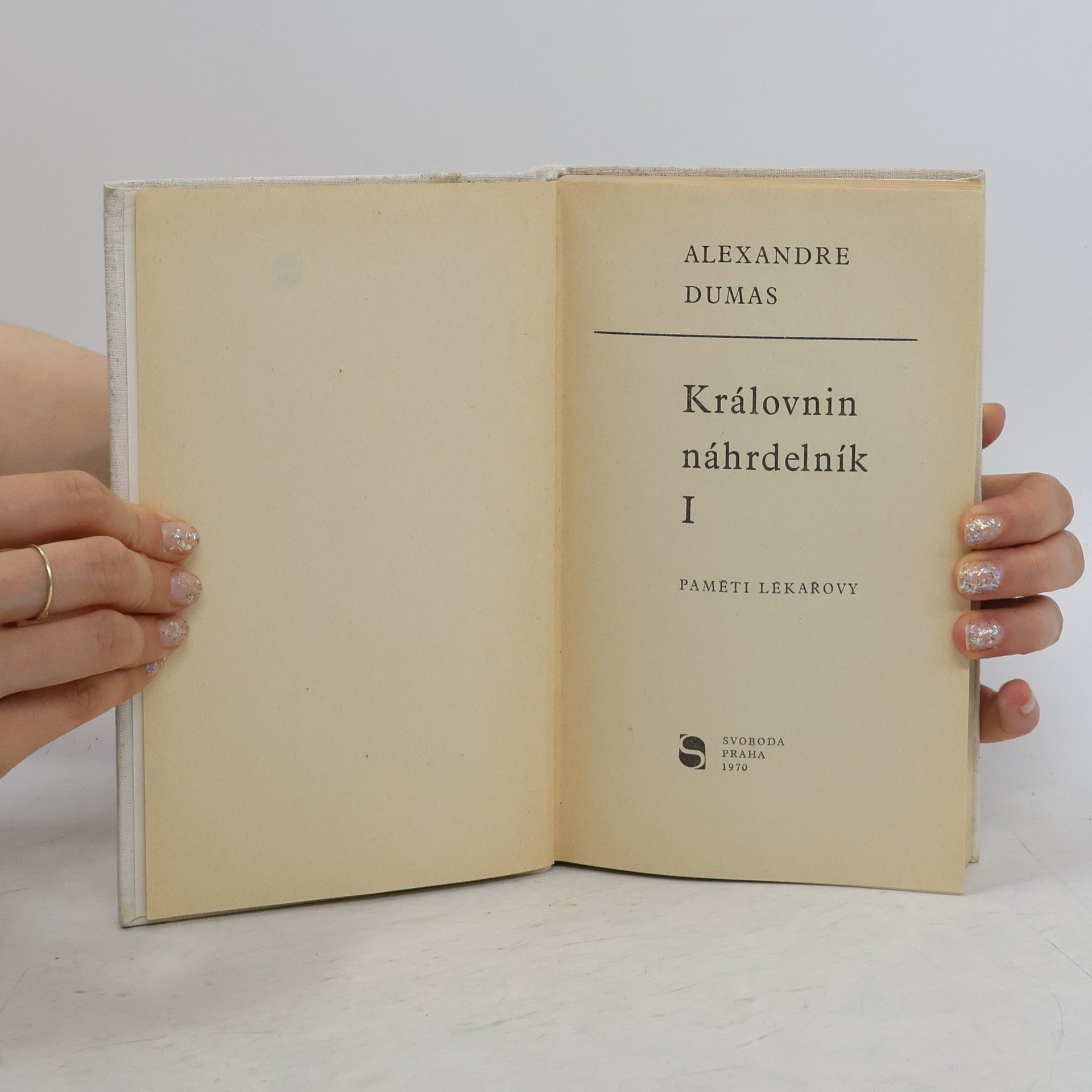 Alexandre Dumas starší Paměti lékařovy V. Královnin náhrdelník I.