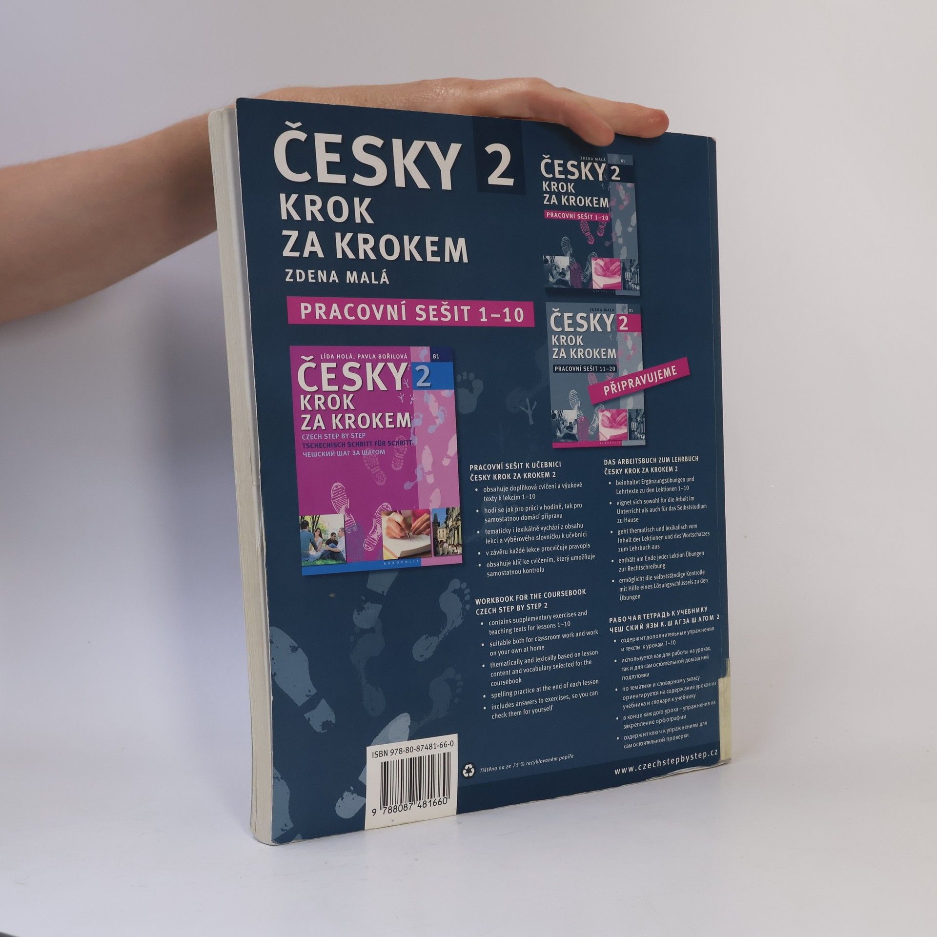 Zdena Malá Česky krok za krokem 2. B1. Pracovní sešit 1-10