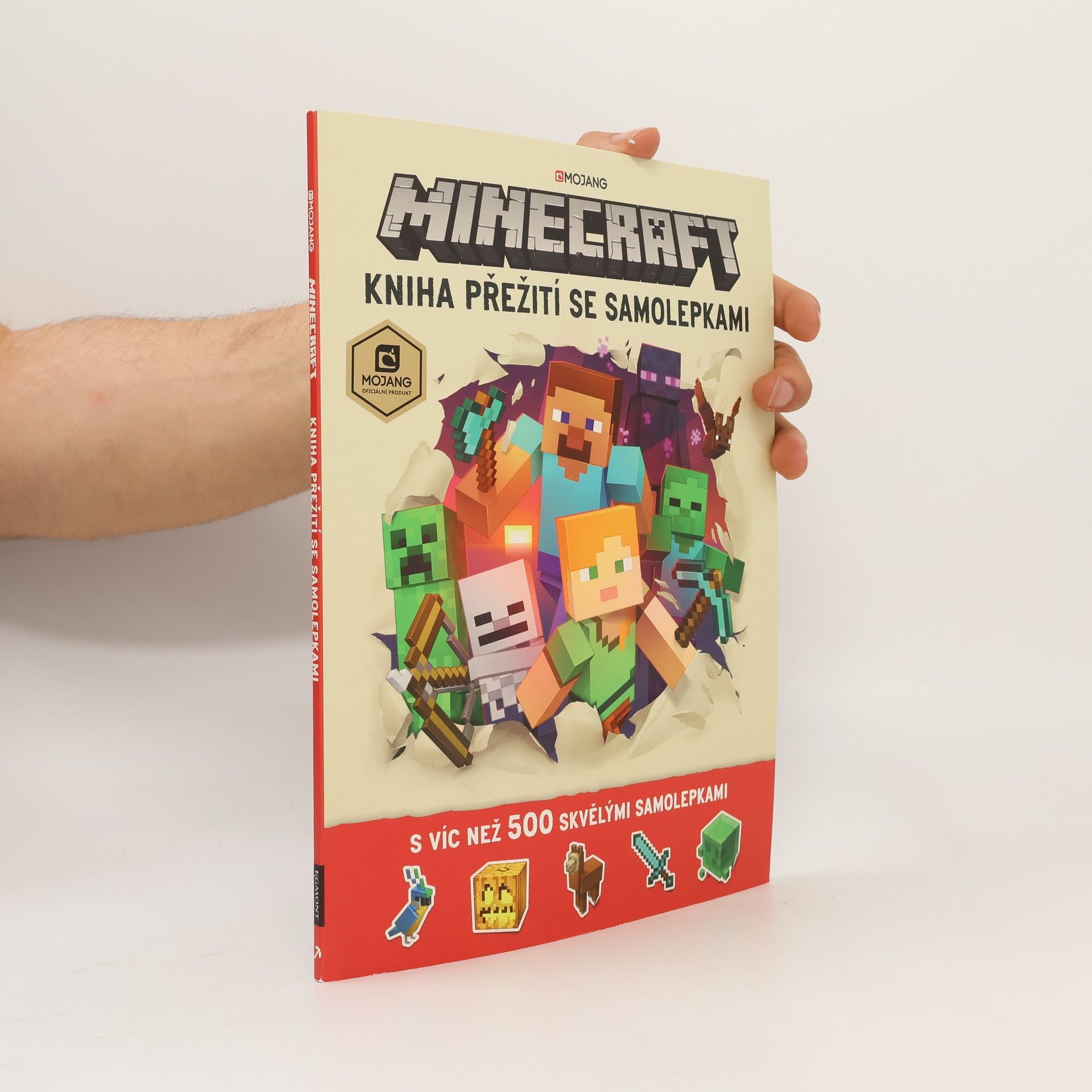 Kolektív autorov Minecraft. Kniha přezití se samolepkami