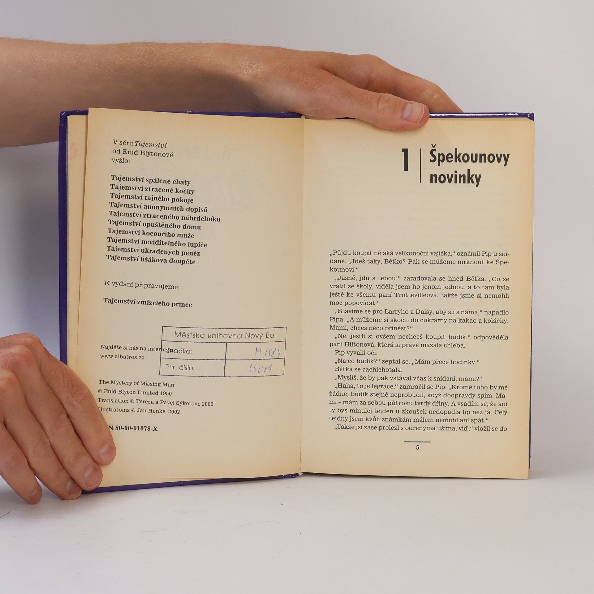 Enid Blyton Tajemství pohřešovaného muže