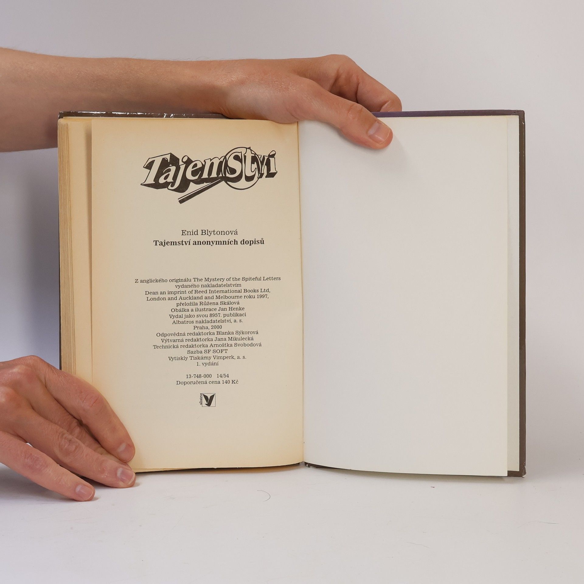 Enid Blyton Tajemství anonymních dopisů