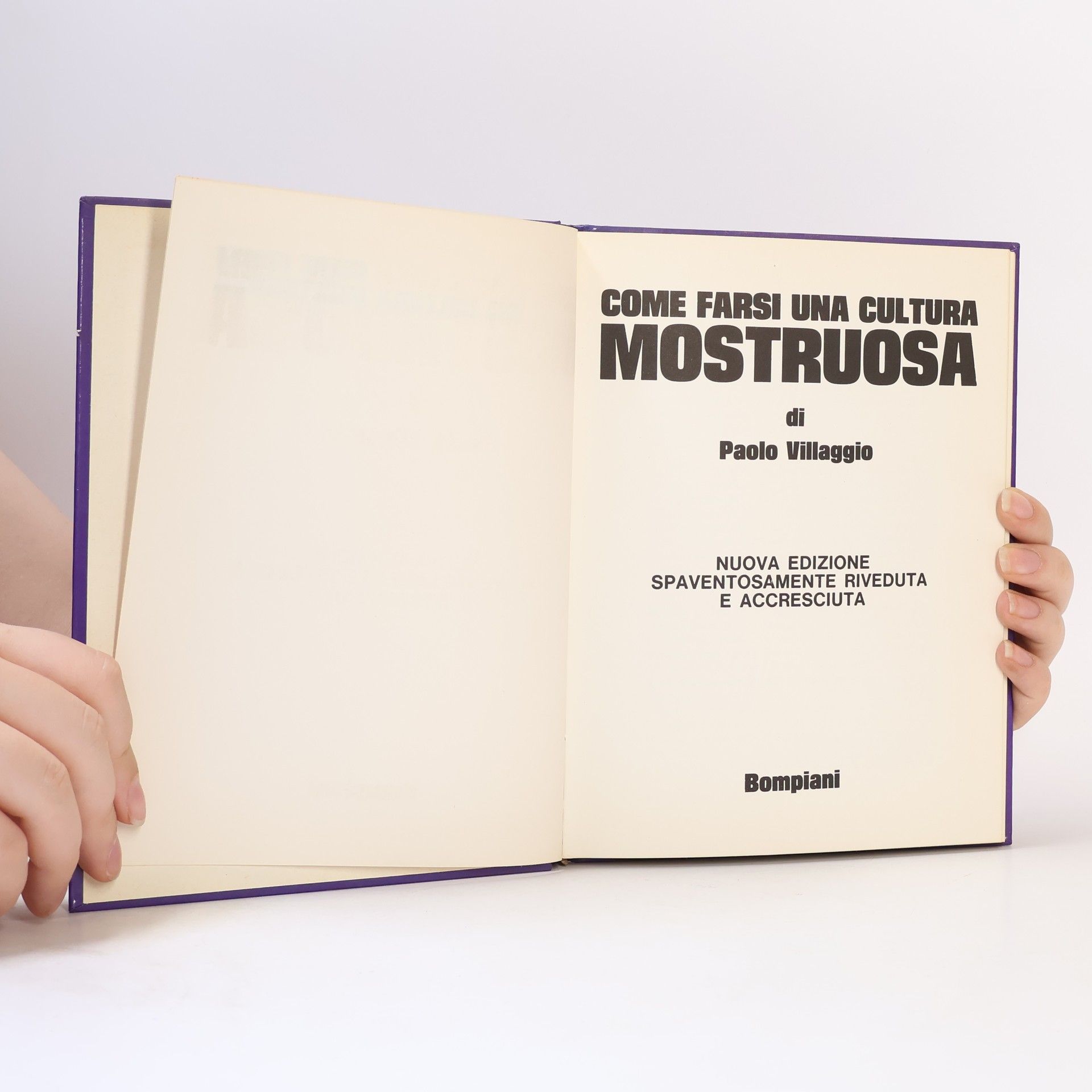 Paolo Villaggio Come farsi una cultura mostruosa