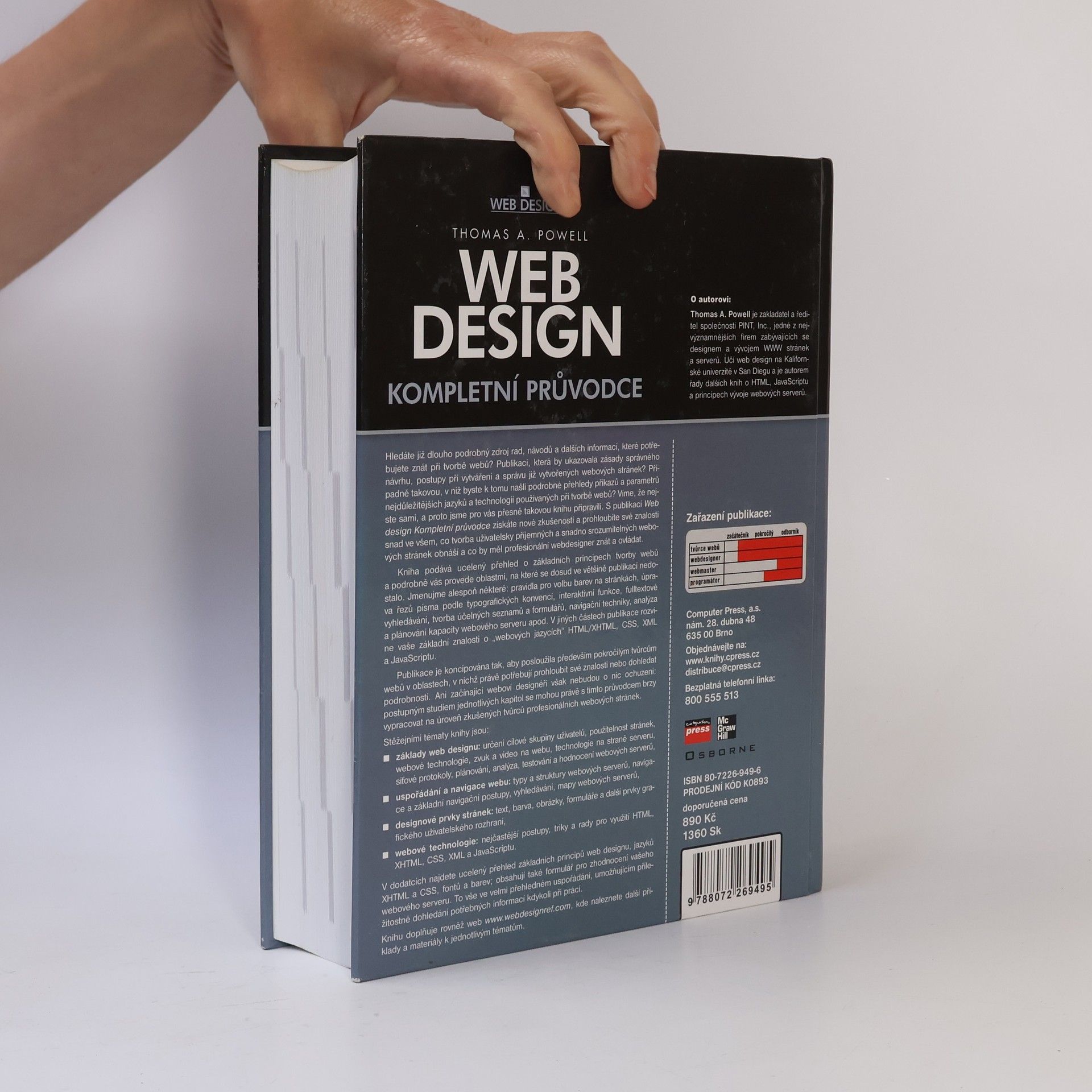 Thomas A. Powell Web design. Kompletní průvodce