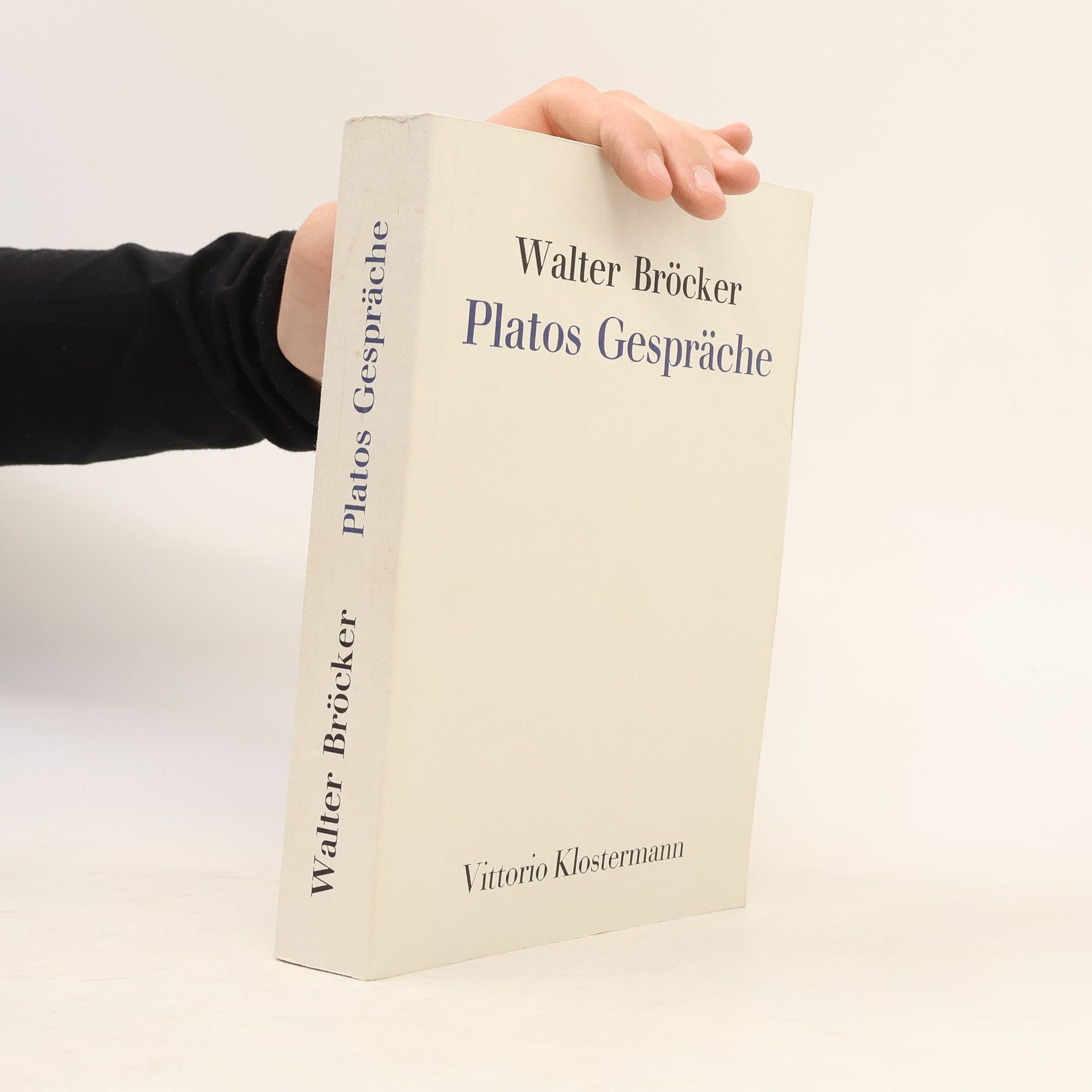 Walter Bröcker Platos Gespräche