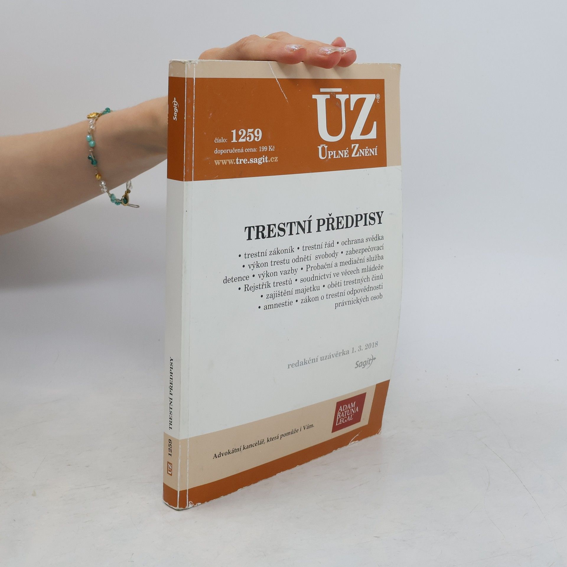 Česko Trestní předpisy [ÚZ 2018 č. 1259]