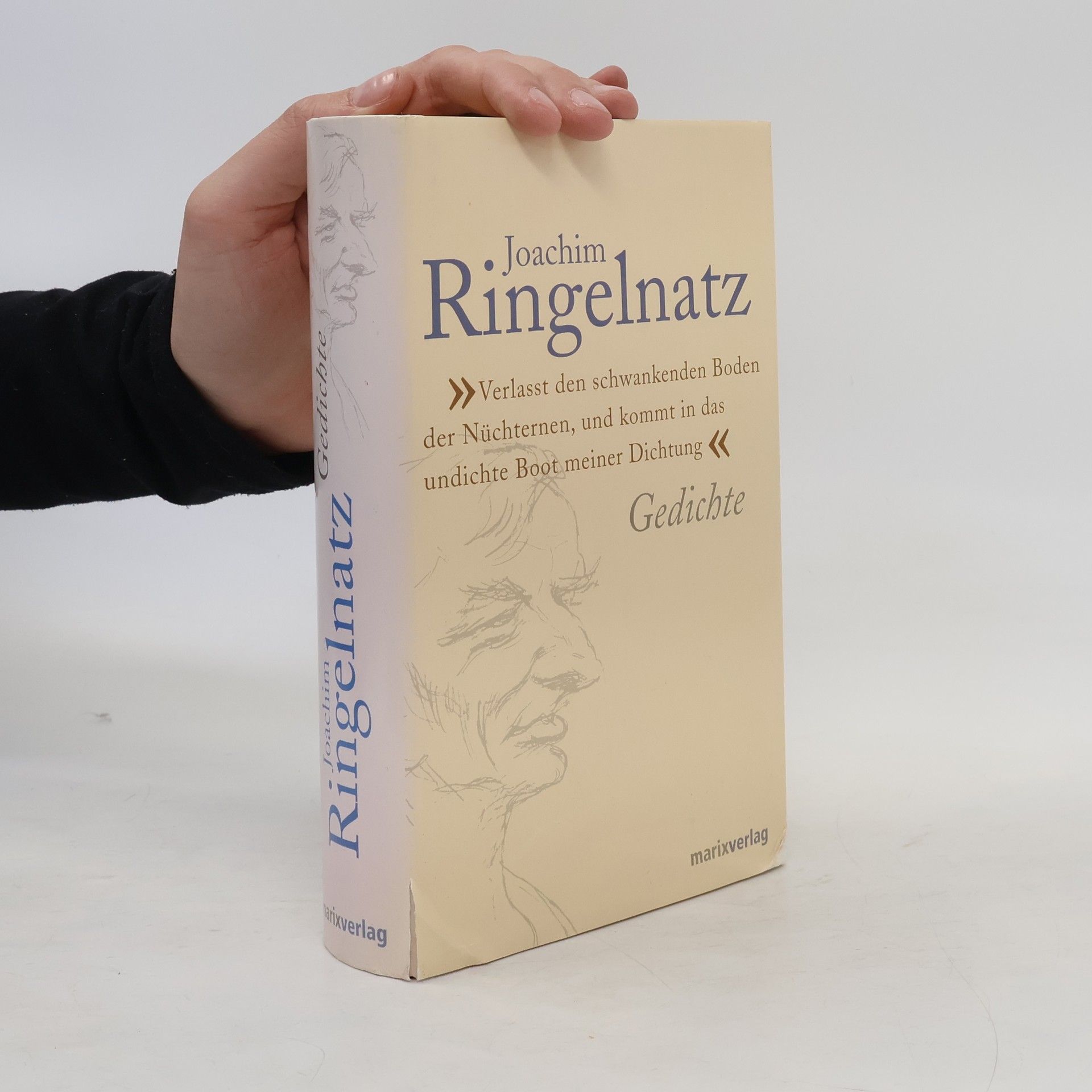 Joachim Ringelnatz "Verlasst den schwankenden Boden der Nüchternen und kommt in das undichte Boot meiner Dichtung"