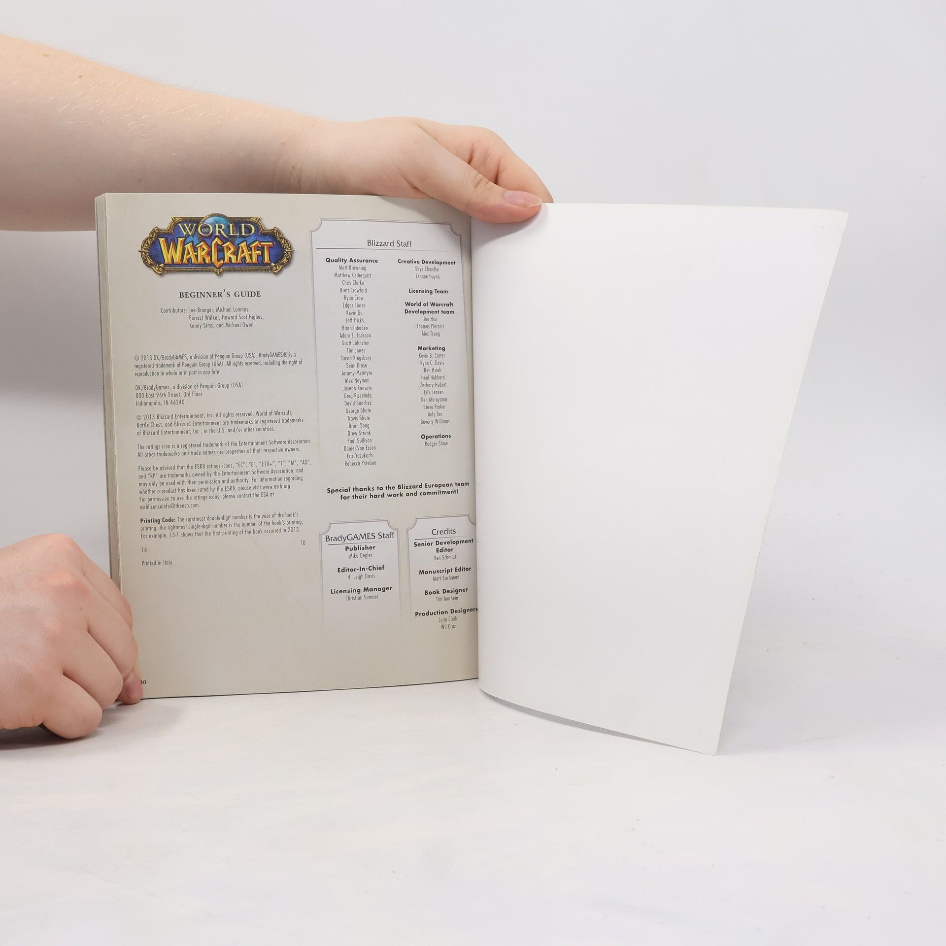 Various authors World of Warcraft. Official Beginner's Guide
