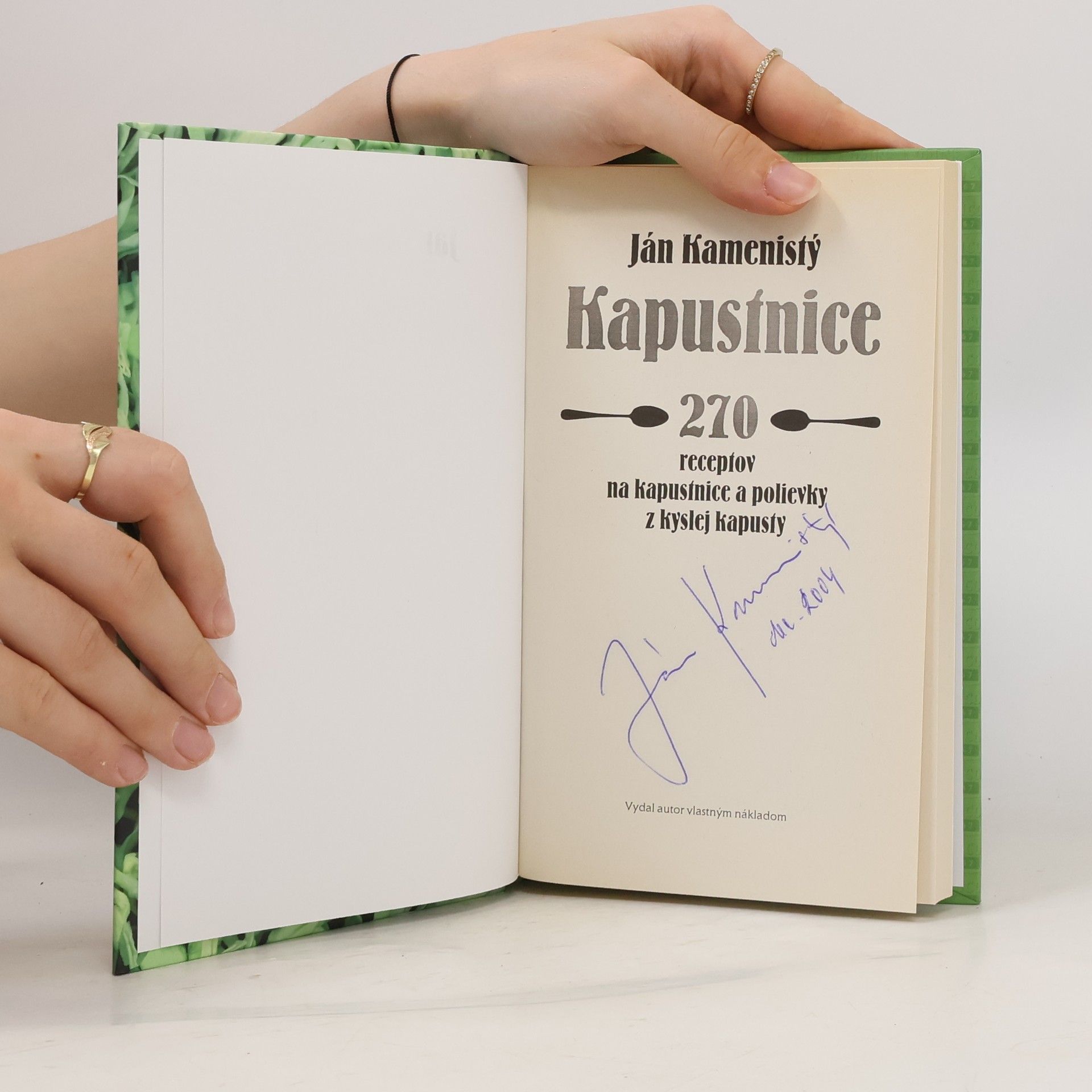 Ján Kamenistý Kapustnice : 270 receptov na kapustnice a polievky z kyslej kapusty