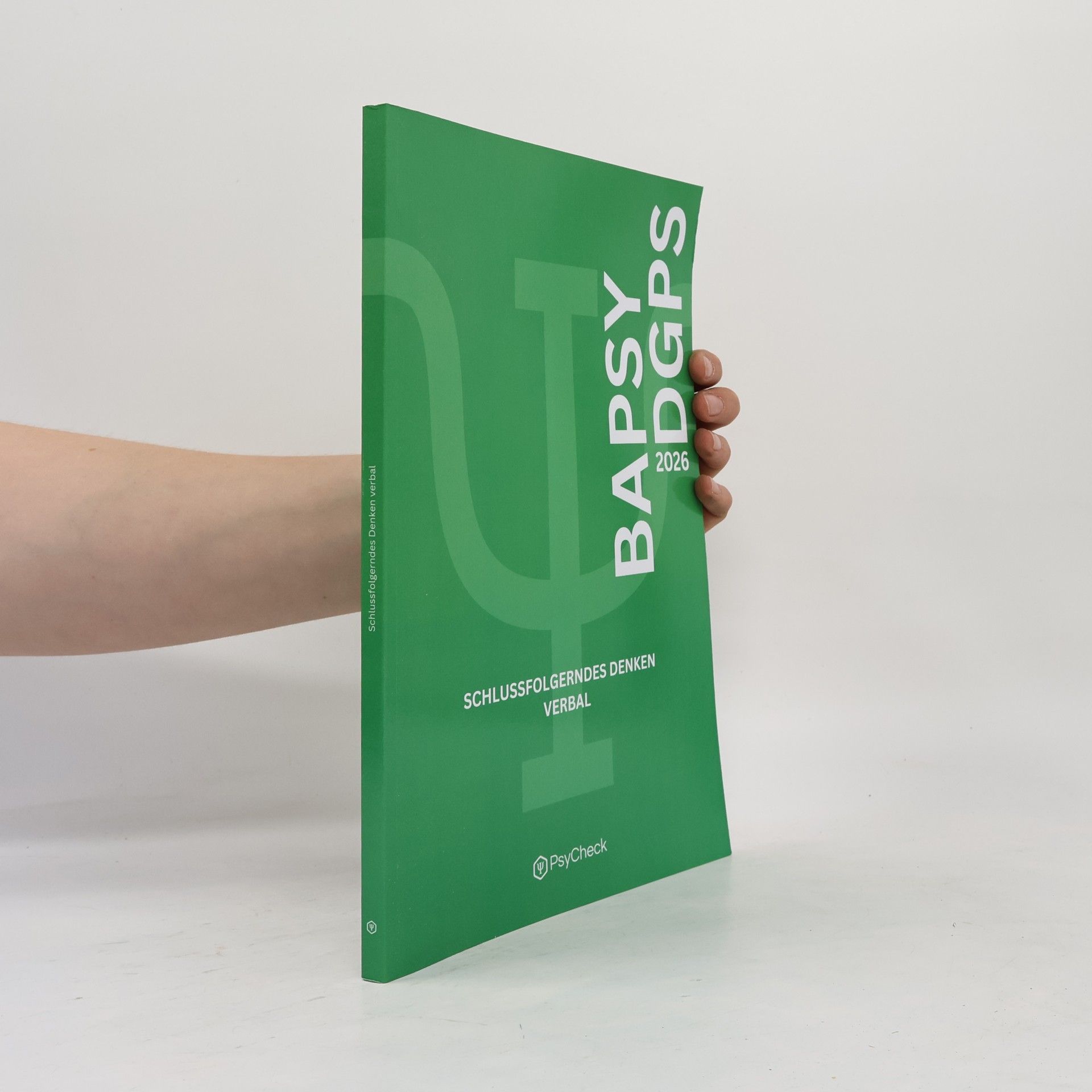 Autorenkollektiv PsyCheck BaPsy-DGPs 2026 - Schlussfolgerndes Denken verbal Übungsbuch