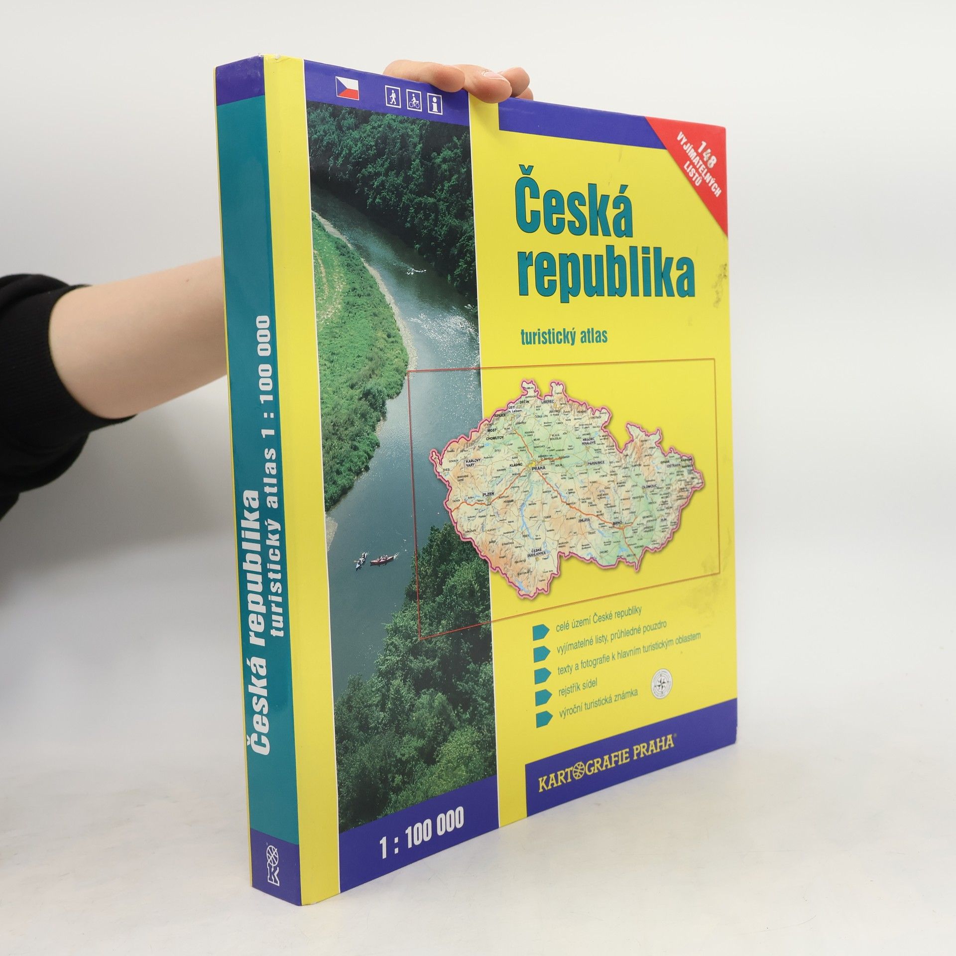 Radek Hlaváček Česká republika turistický atlas 1:100 000