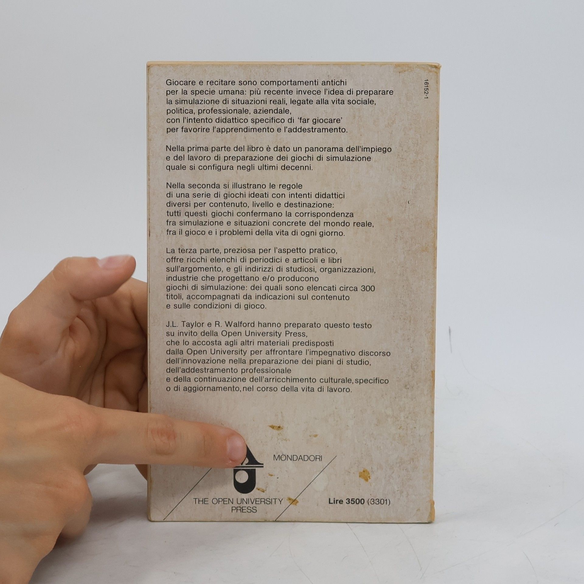 John L. Taylor I giochi di simulazione