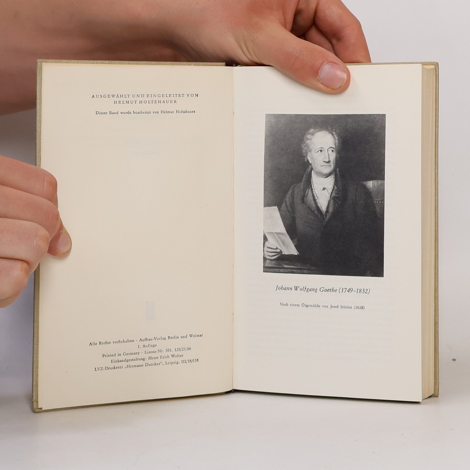 Johann Wolfgang von Goethe Goethes Werke 1