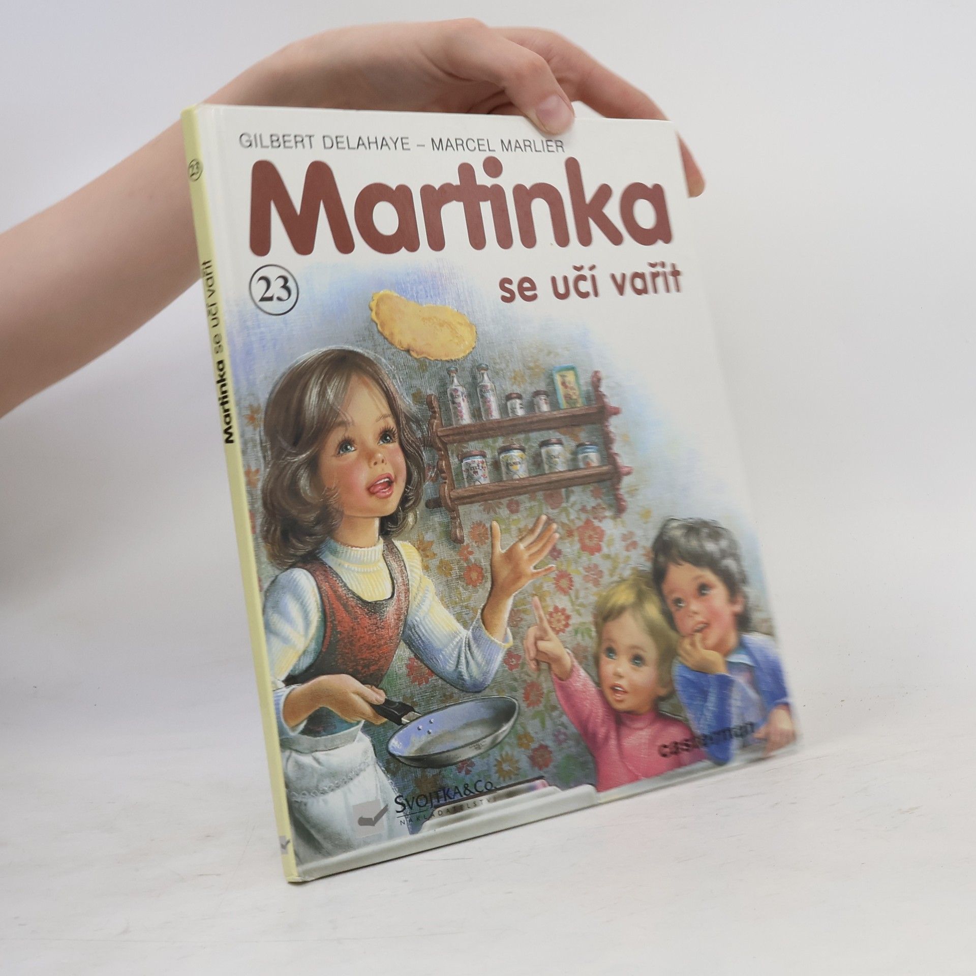 Gilbert Delahaye Martinka se učí vařit