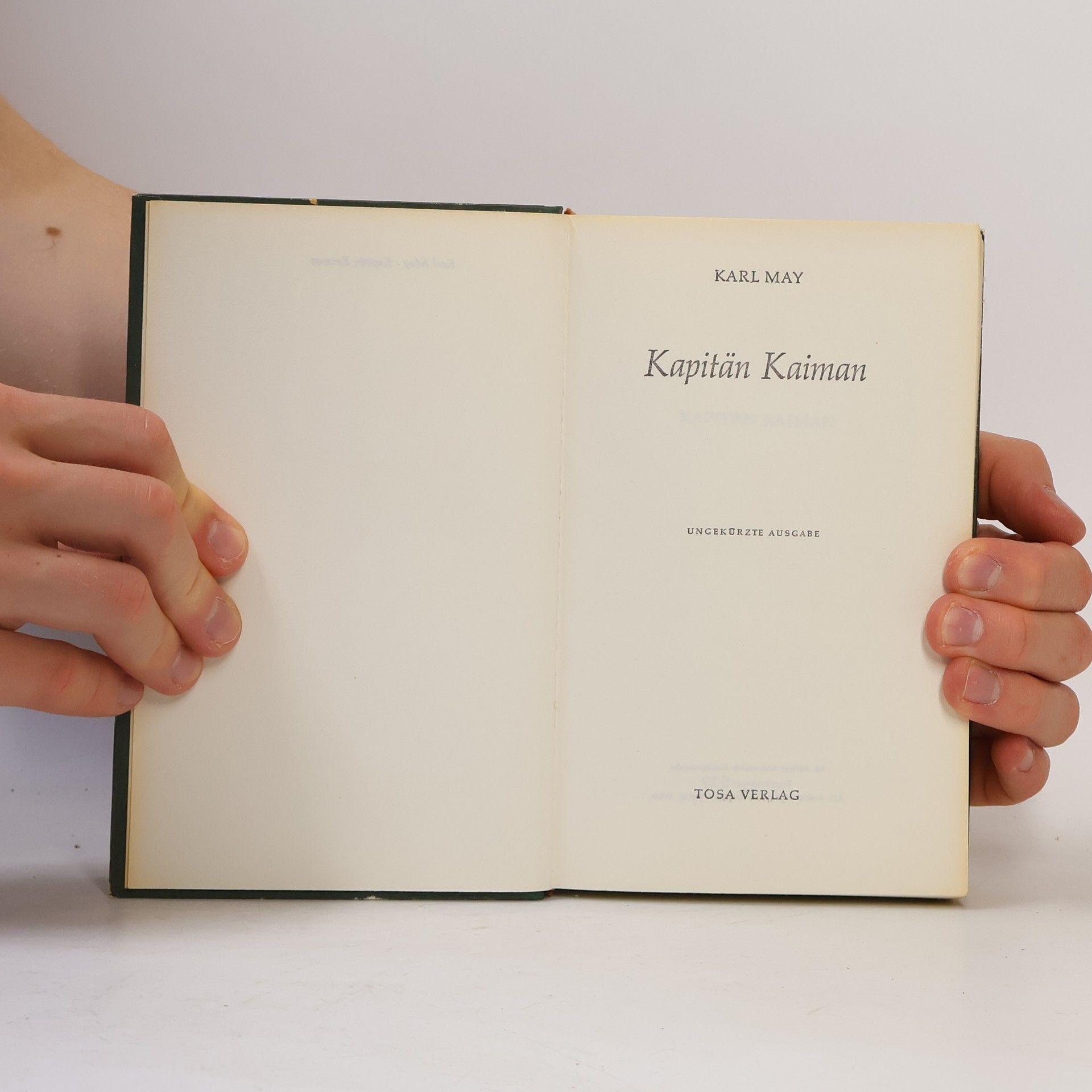 Karl May Kapitän Kaiman