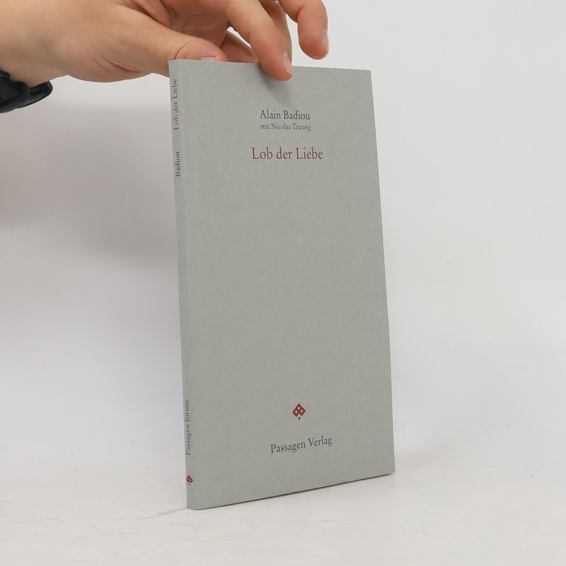 Alain Badiou Lob der Liebe