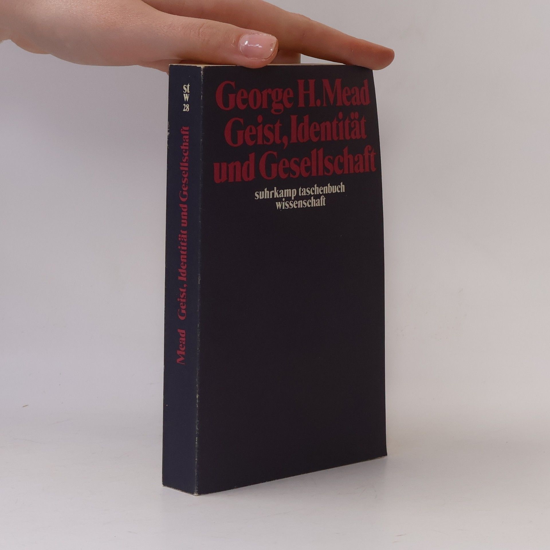 George Herbert Mead Geist, Identität und Gesellschaft aus der Sicht des Sozialbehaviorismus