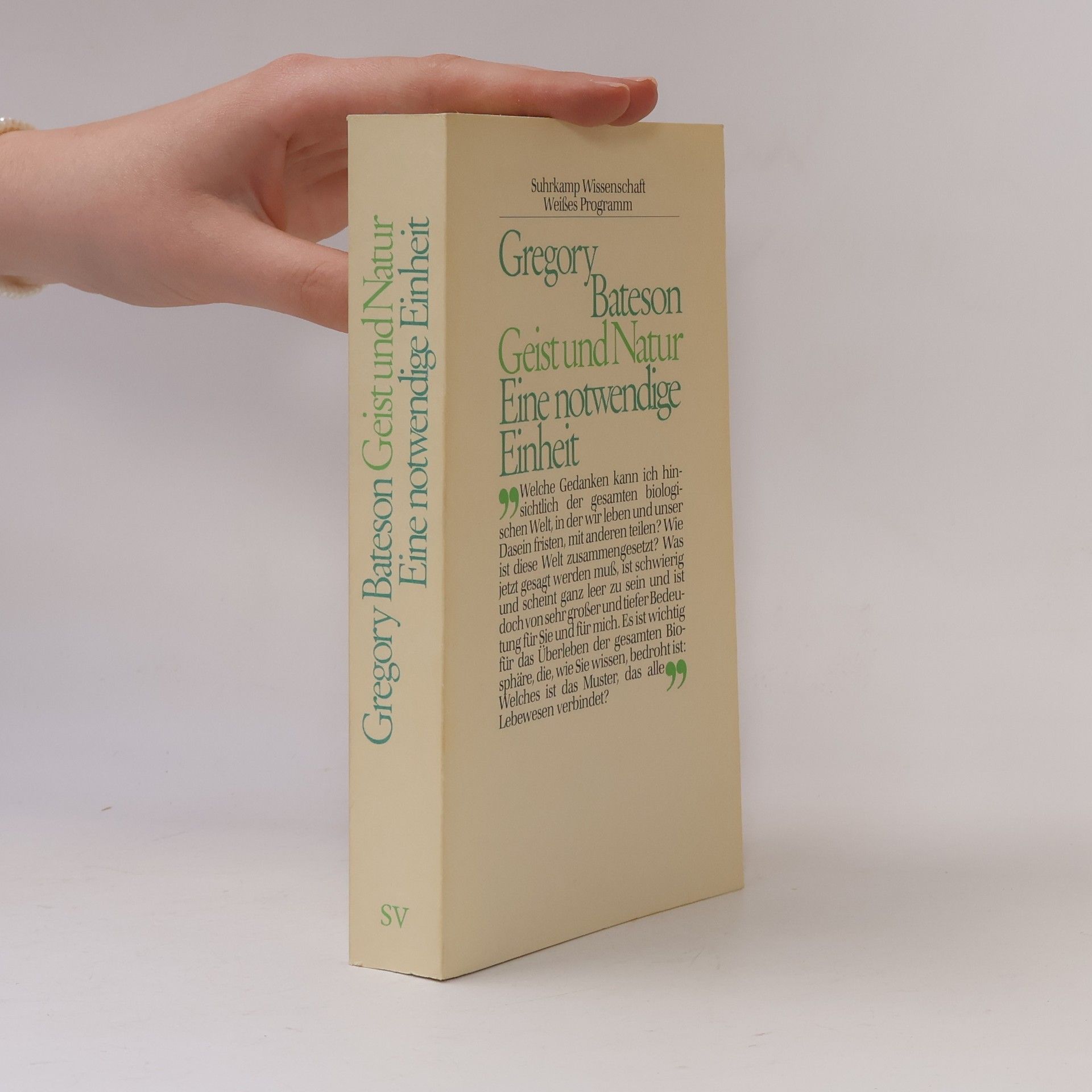 Gregory Bateson Geist und Natur