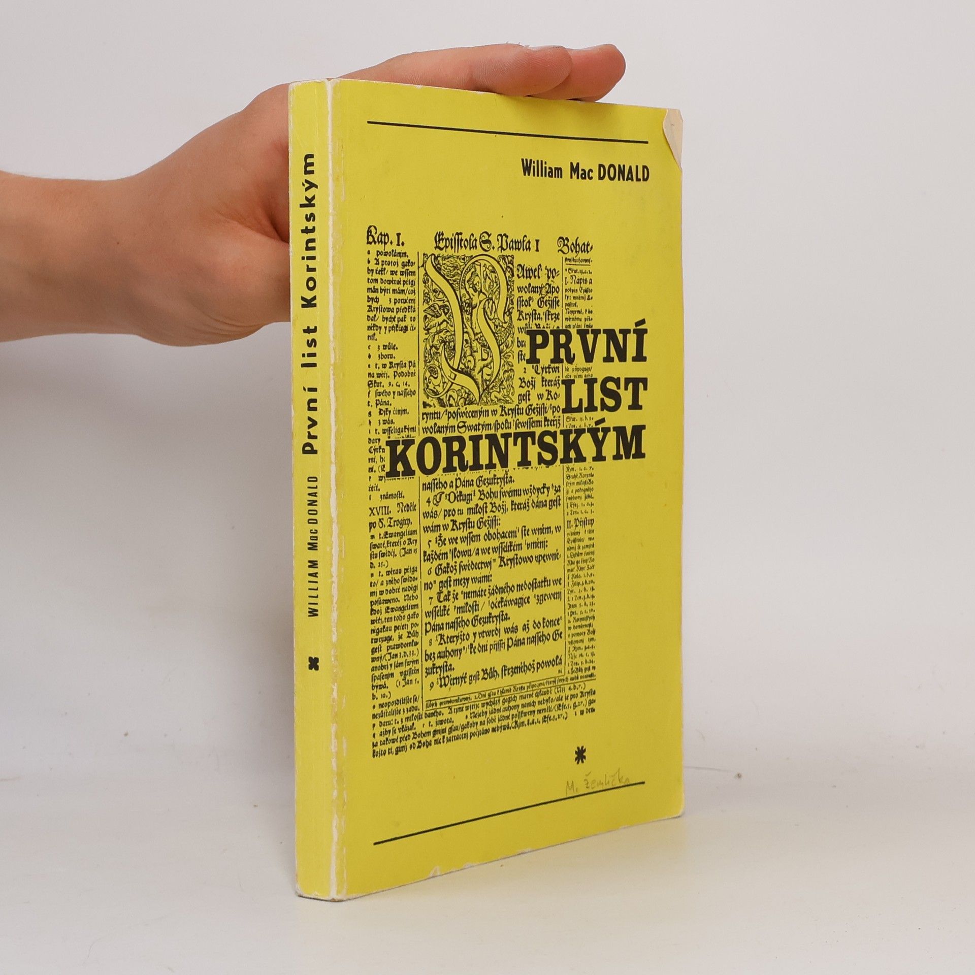 William Mac Donald První list Korintským - Úvahy