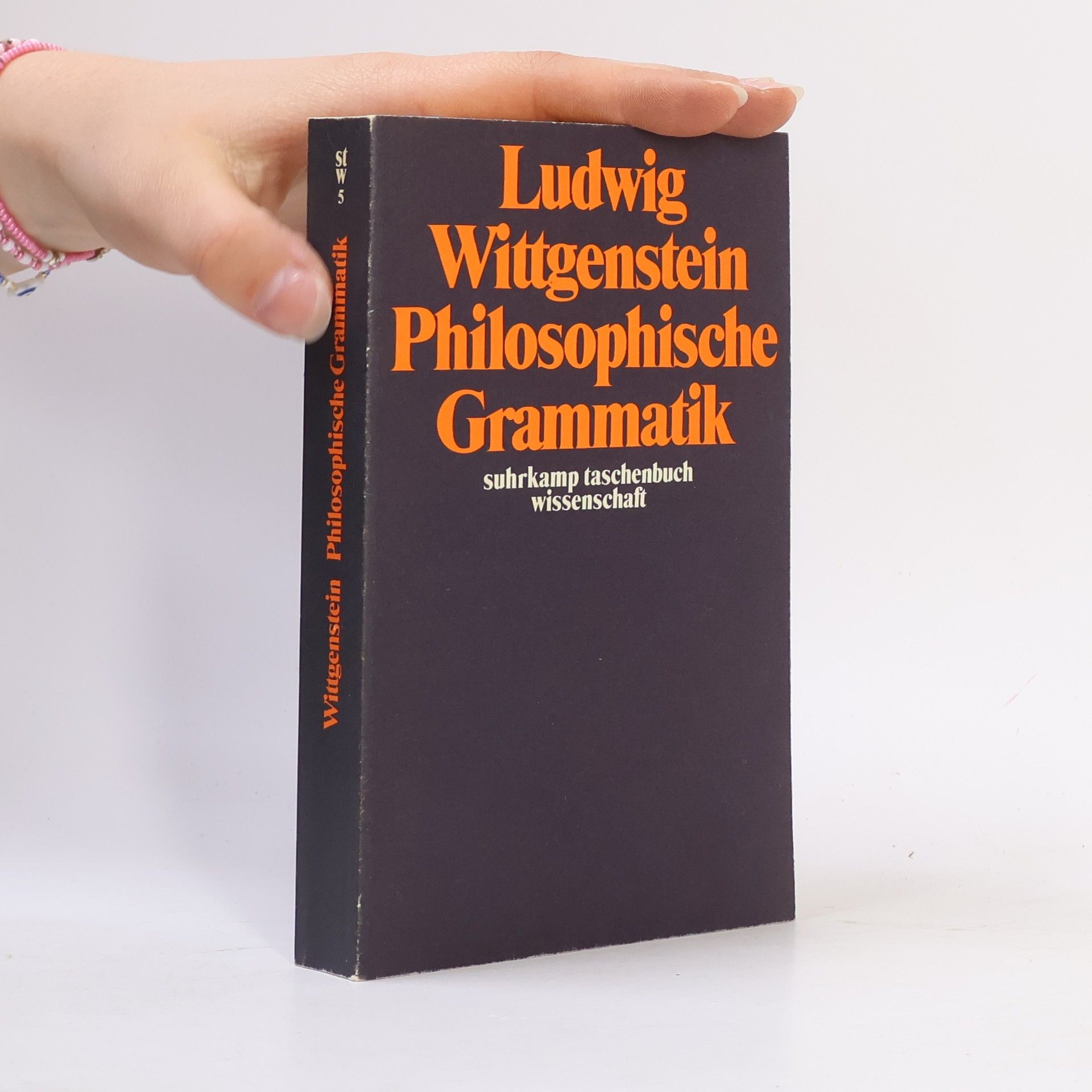 Ludwig Wittgenstein Philosophische Grammatik
