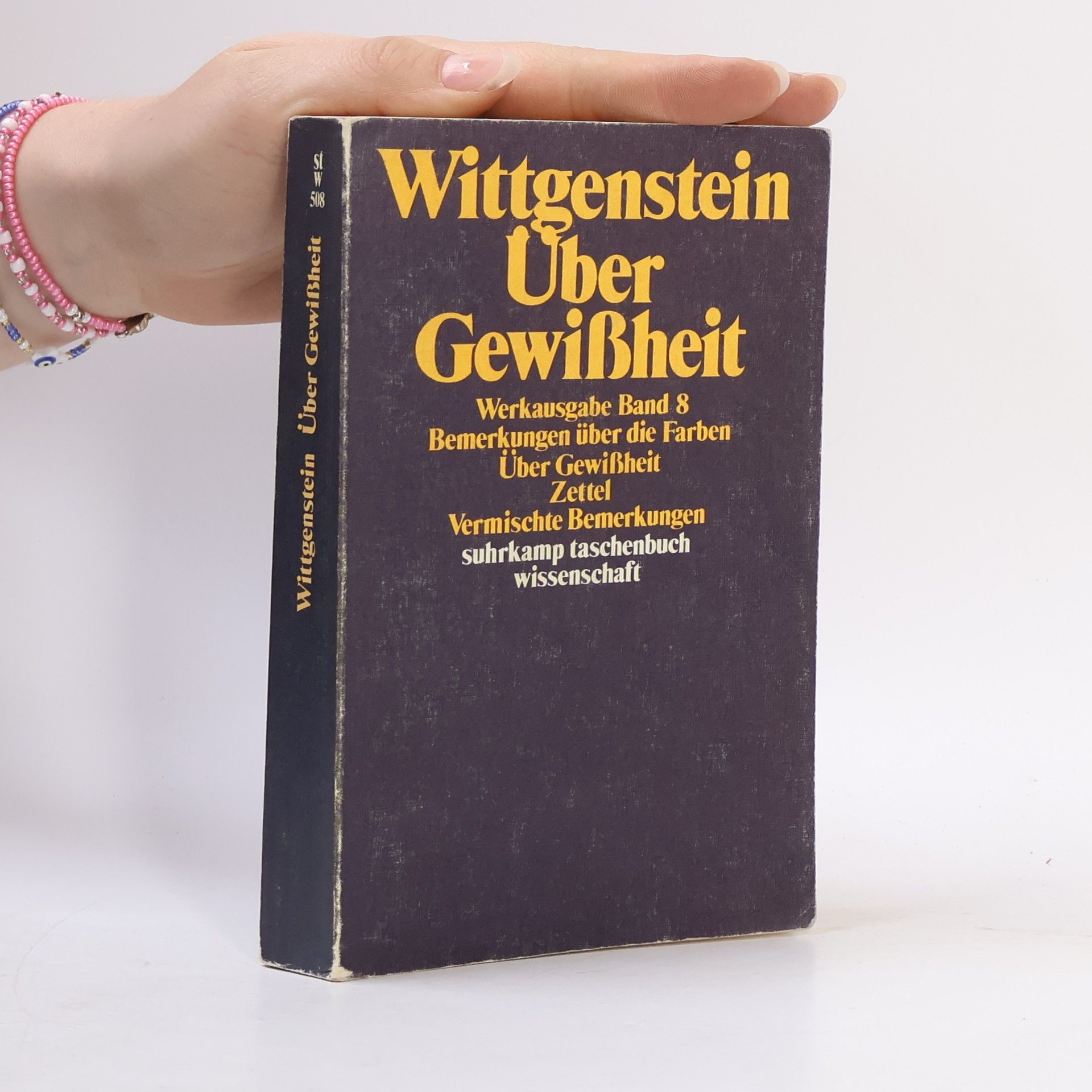 Ludwig Wittgenstein Werkausgabe. Bd.8