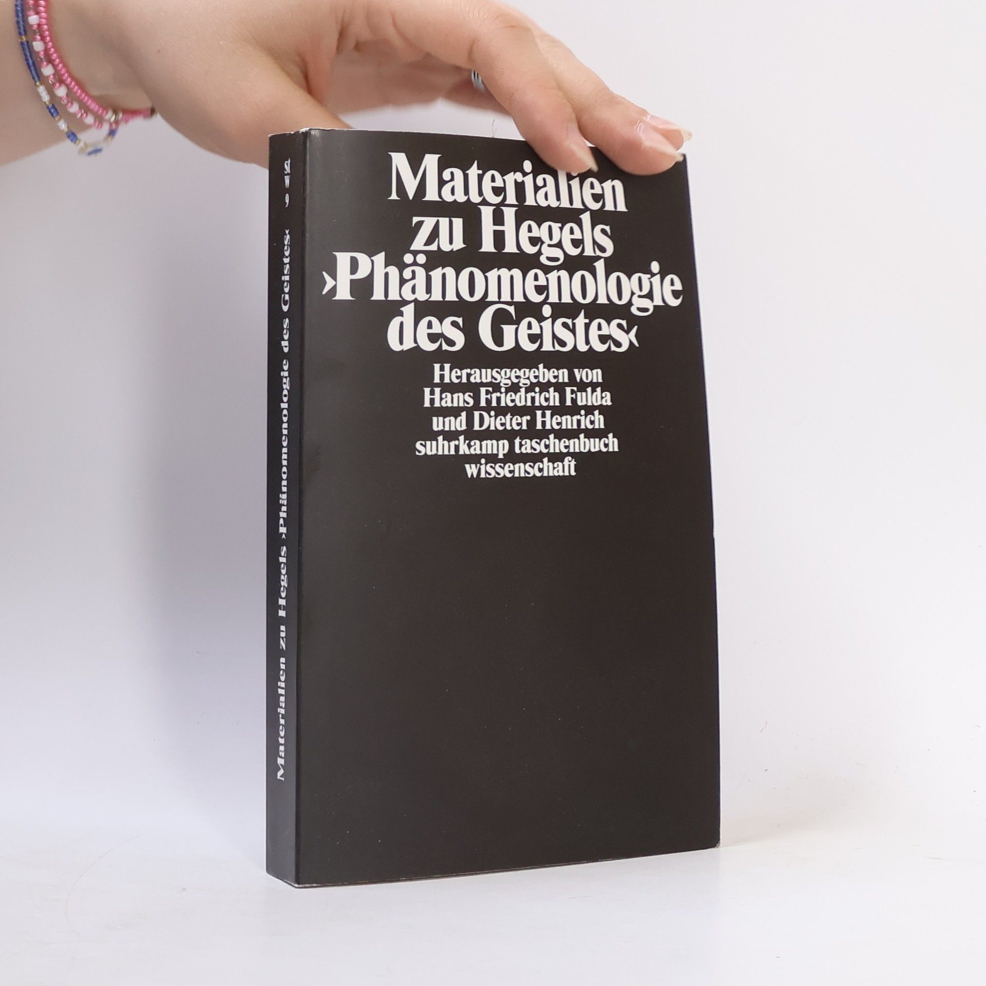 Hans Friedrich Fulda Materialien zu Hegels "Phänomenologie des Geistes"