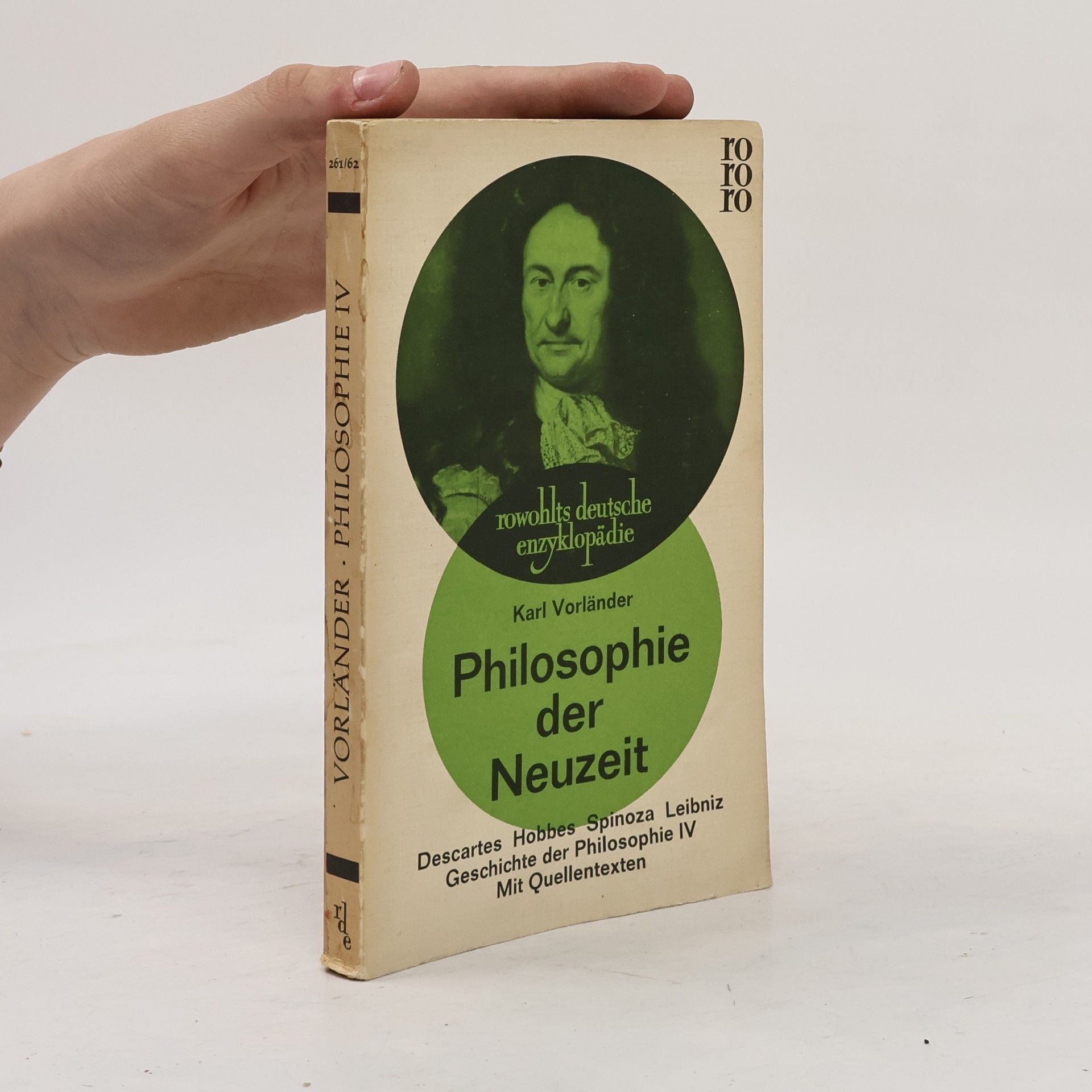 Karl Vorländer Philosophie der Neuzeit