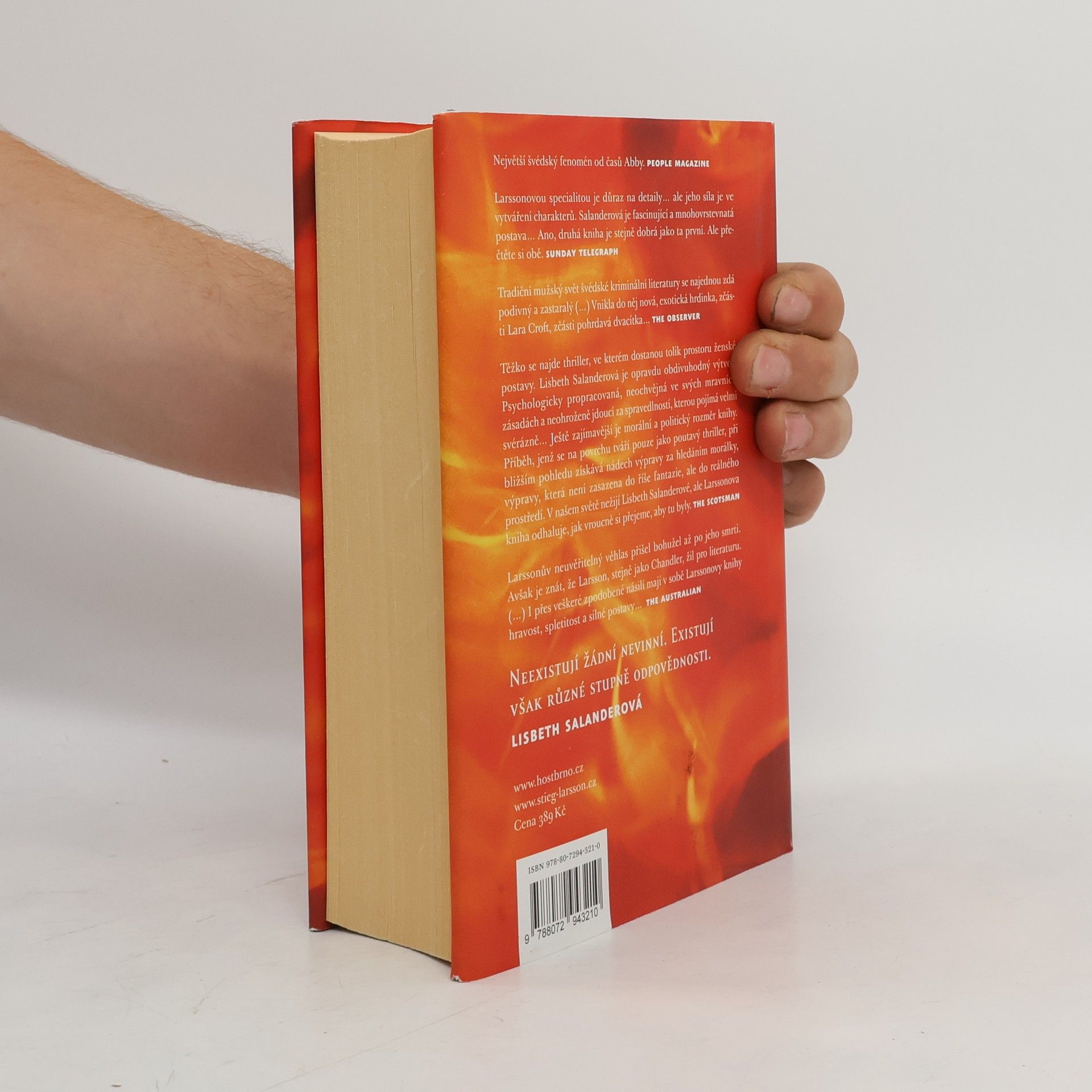 Stieg Larsson Dívka, která si hrála s ohněm