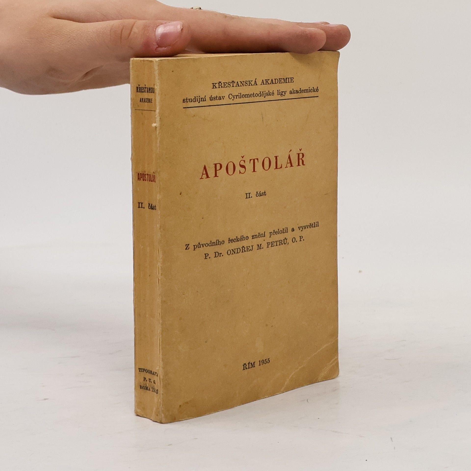 Ondřej M. Petrů Apoštolář II. část