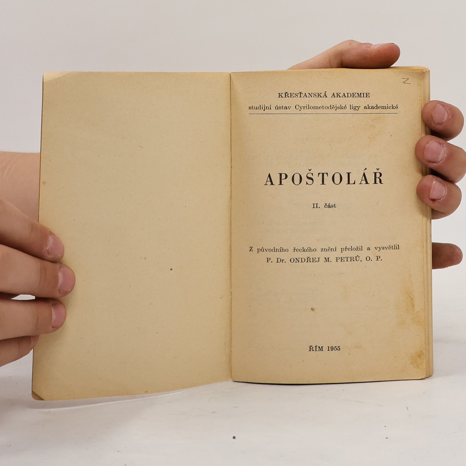 Ondřej M. Petrů Apoštolář II. část