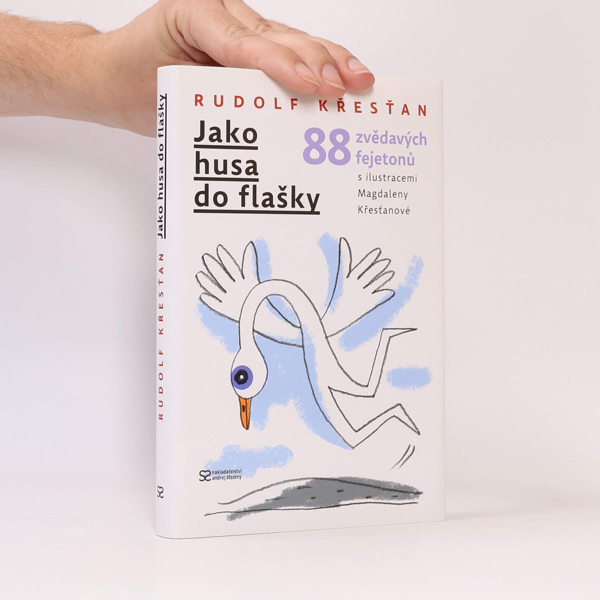 Rudolf Křesťan Jako husa do flašky. 88 zvědavých fejetonů.