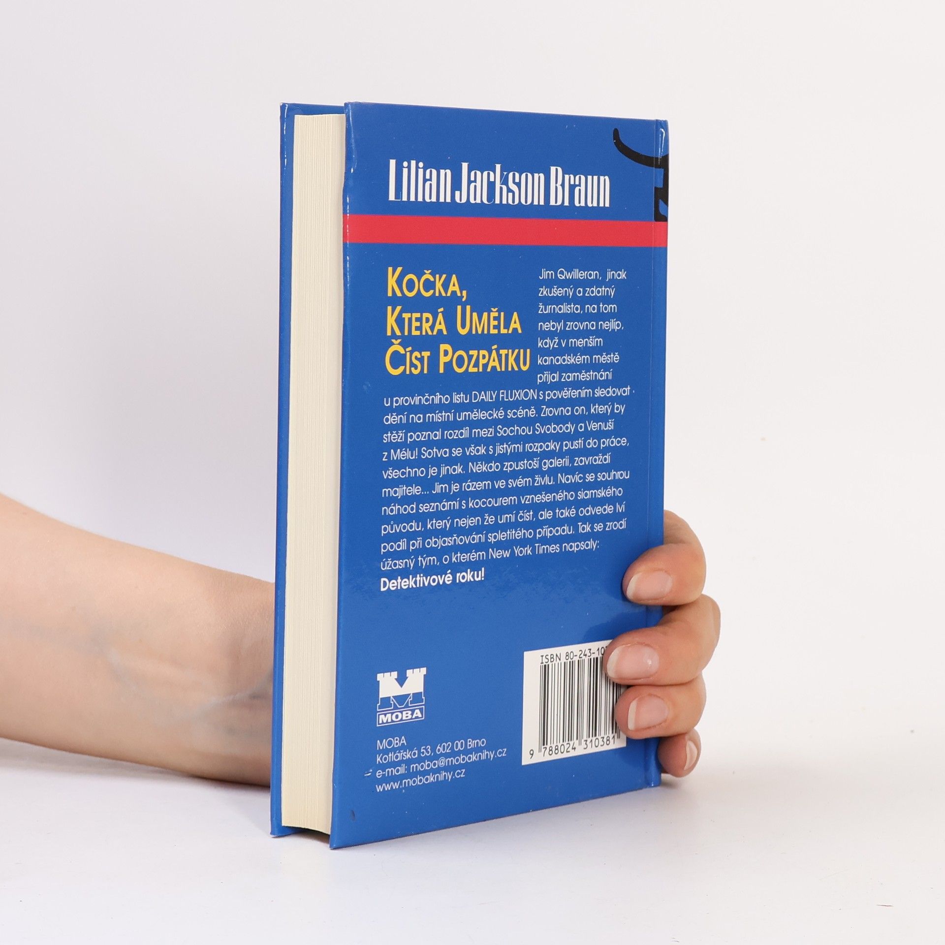 Lilian Jackson Braun Kočka, která uměla číst pozpátku