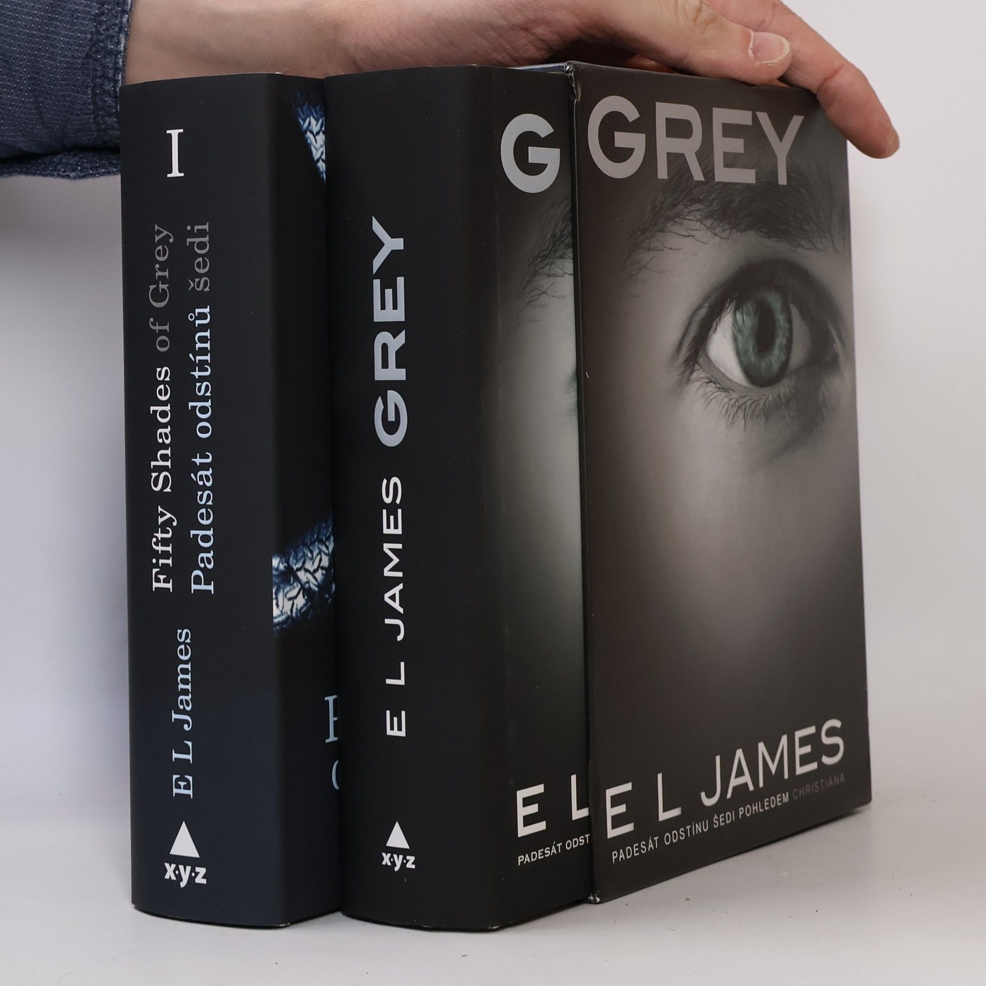 E L James Padesát odstínů šedi + Grey - dárkový box (komplet)