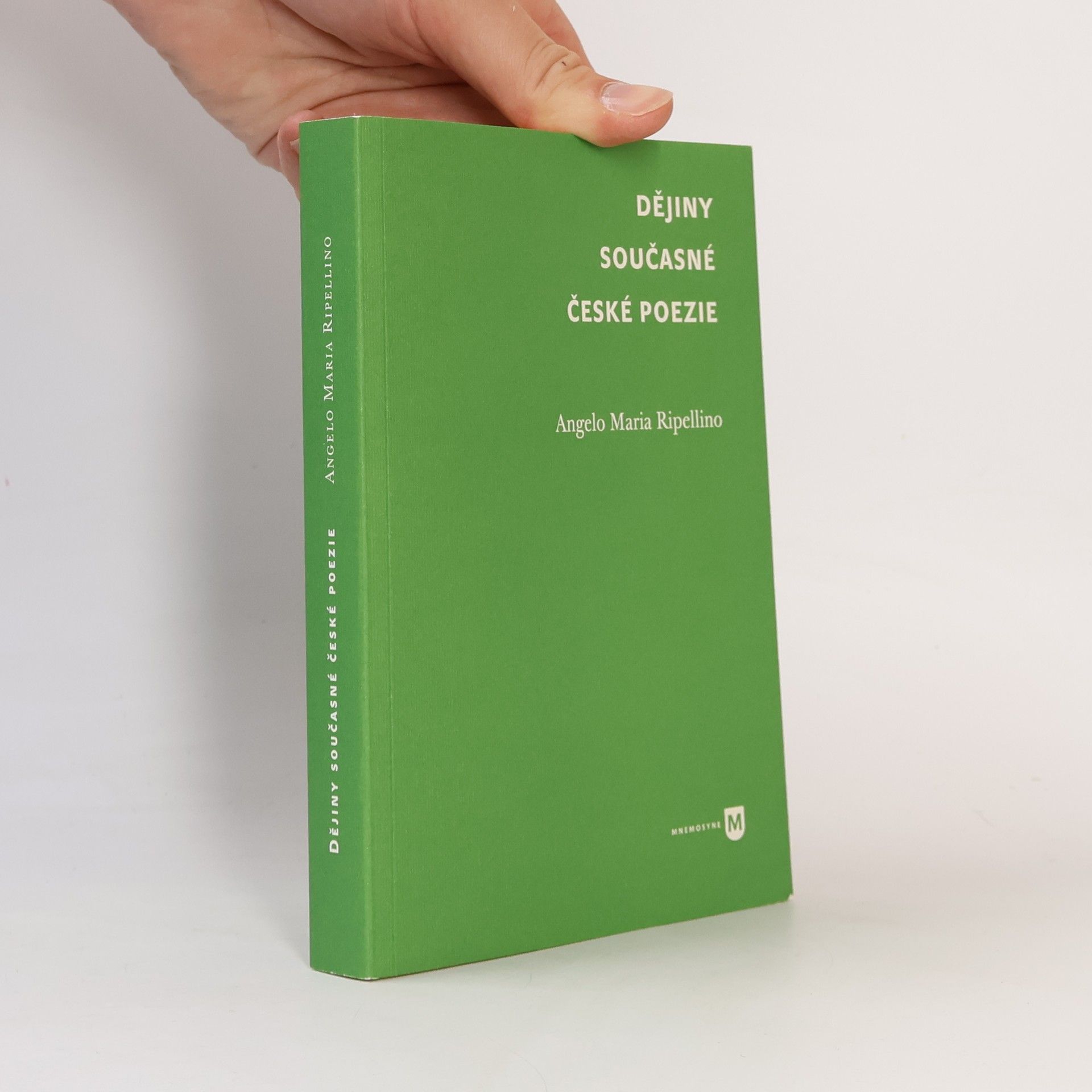 Angelo Maria Ripellino Dějiny současné české poezie