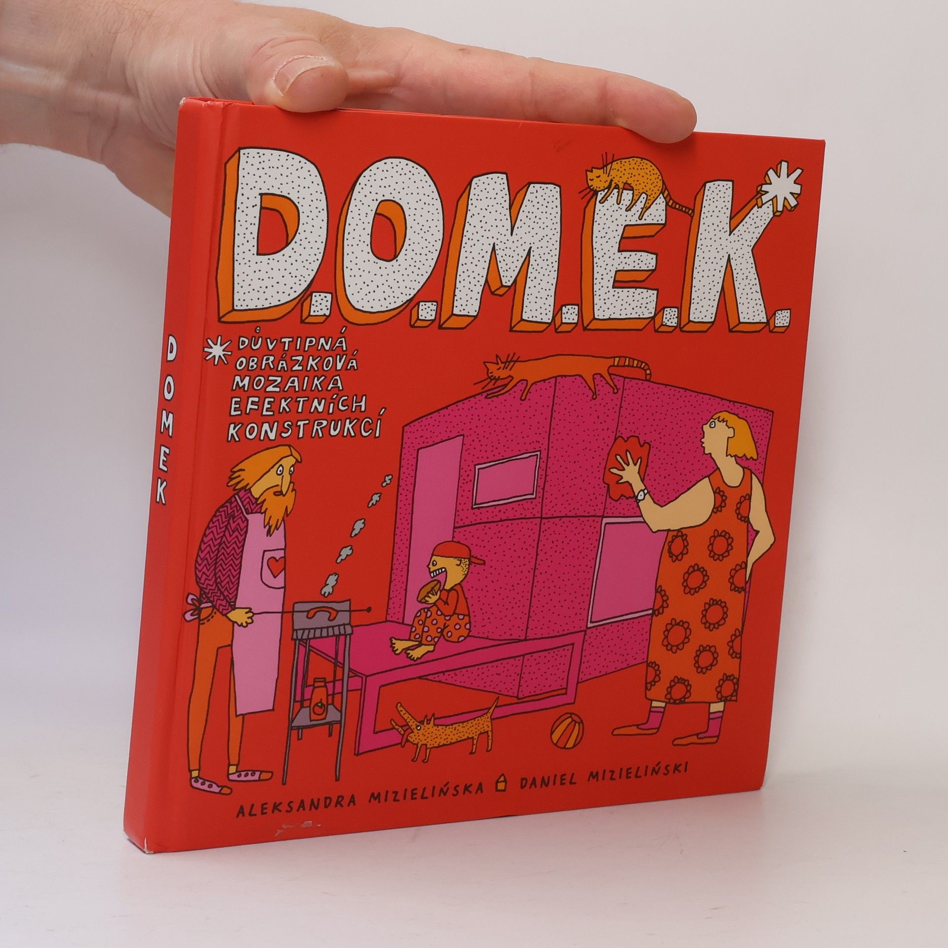 Daniel Mizieliński D.O.M.E.K. DOMEK. Důvtipná obrázková mozaika efektních konstrukcí
