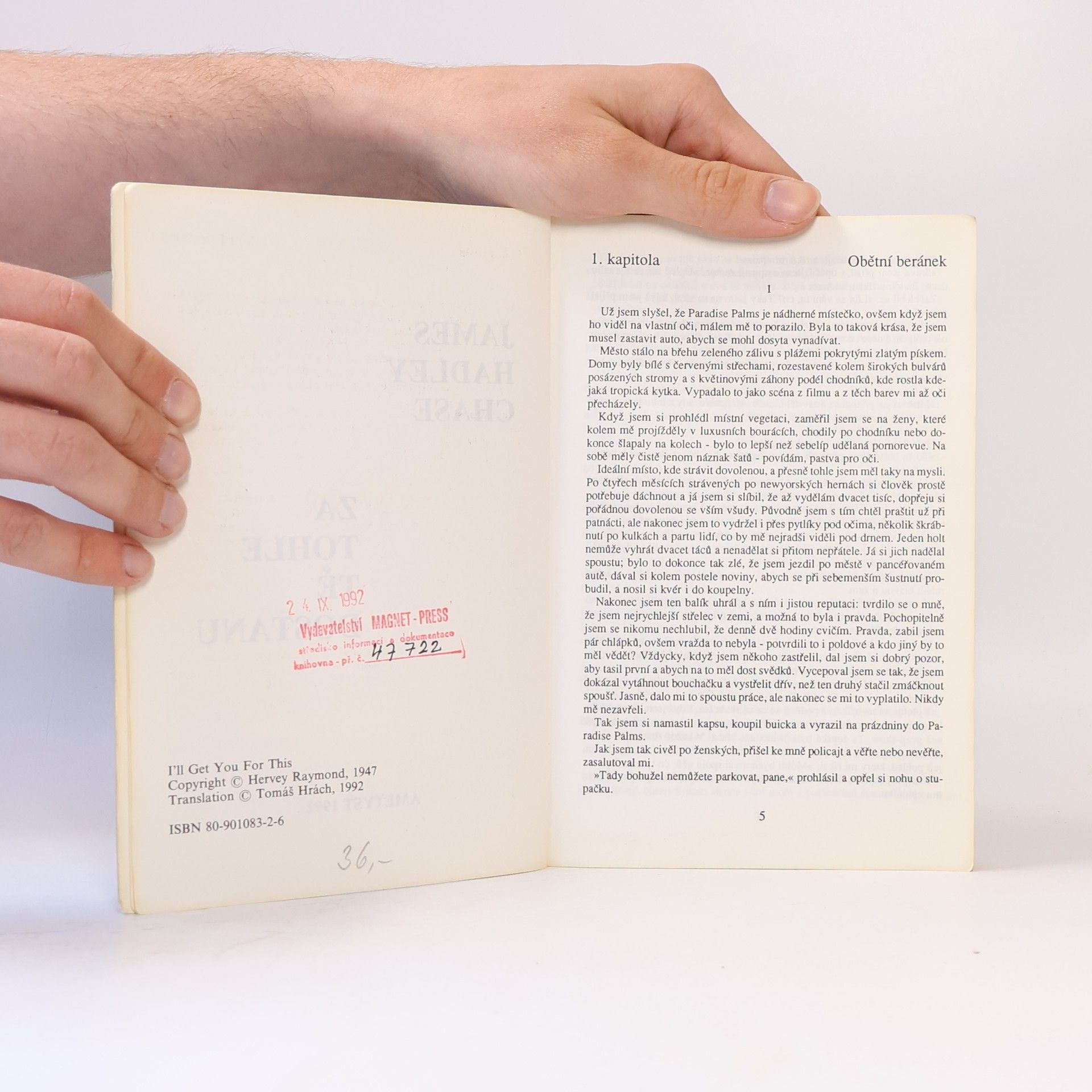 James Hadley Chase Za tohle tě dostanu