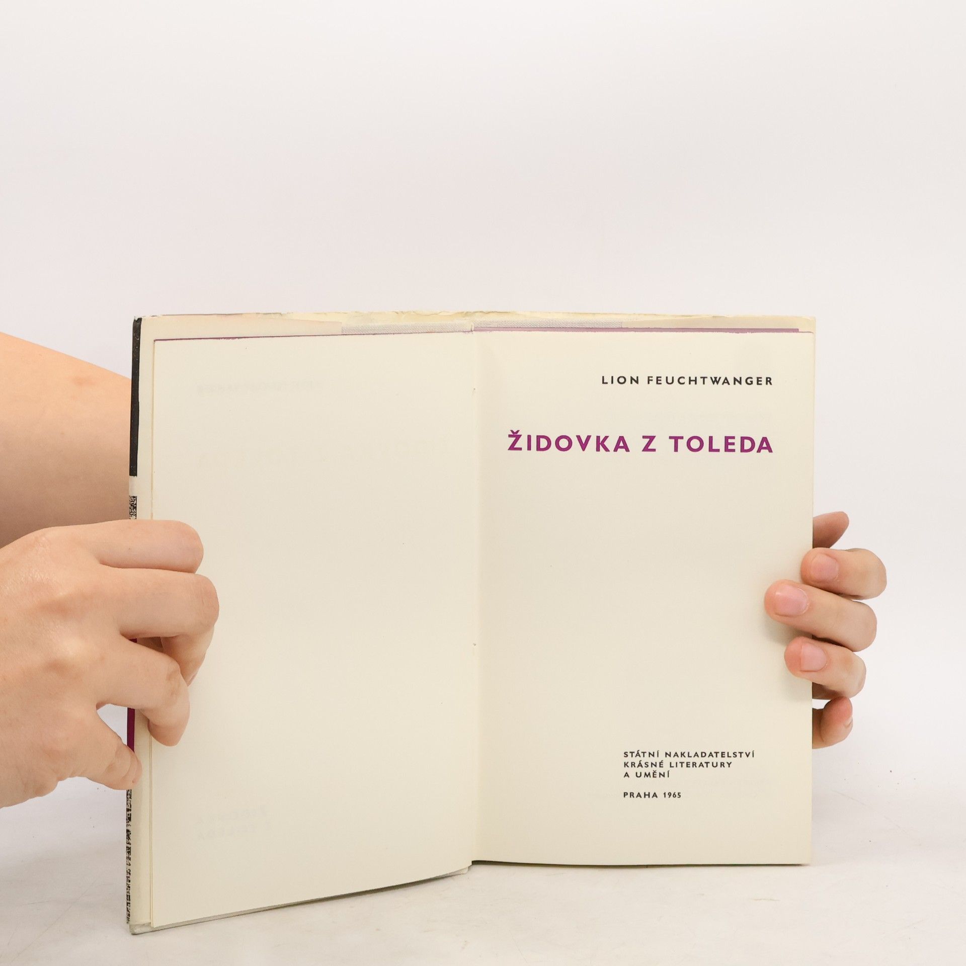 Lion Feuchtwanger Židovka z Toleda