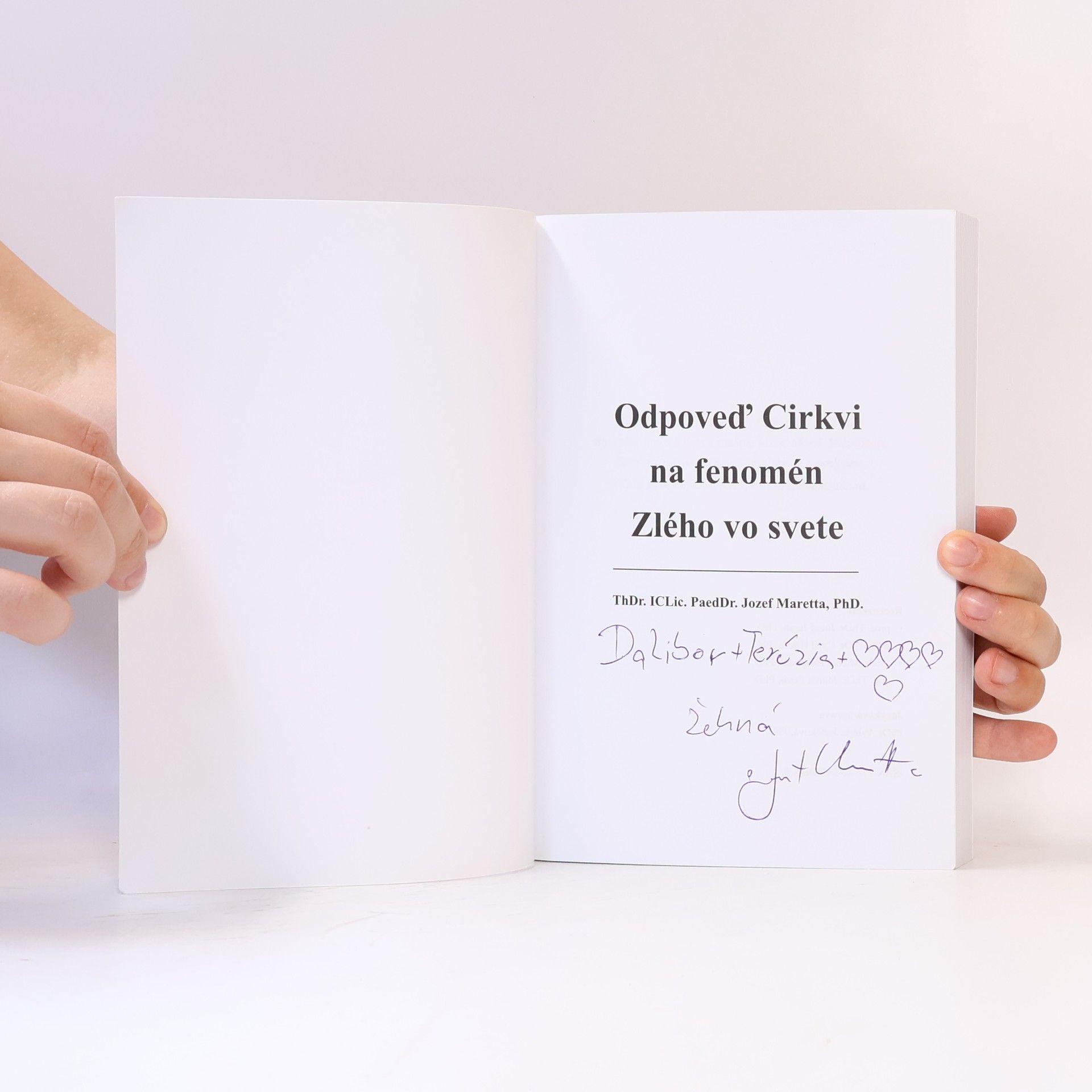 Jozef Maretta Odpoveď Cirkvi na fenomén Zlého vo svete
