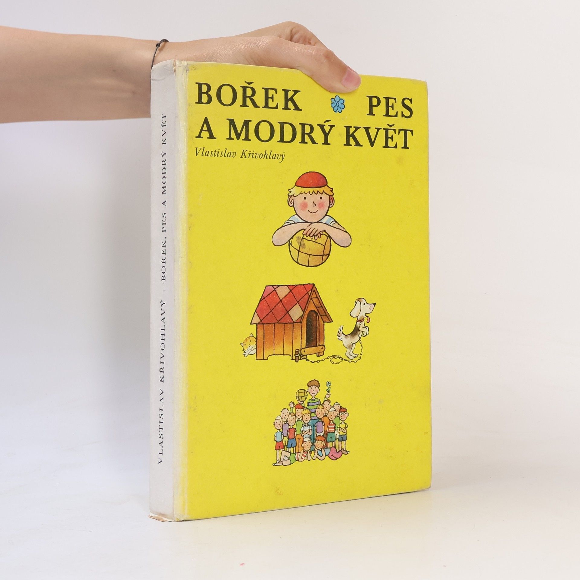 Vlastislav Křivohlavý Bořek, pes a modrý květ