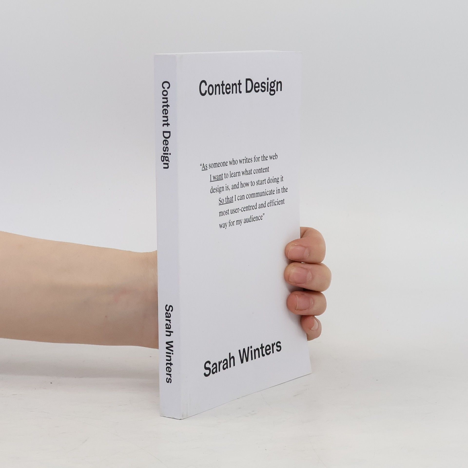 Sarah Winters Content Design