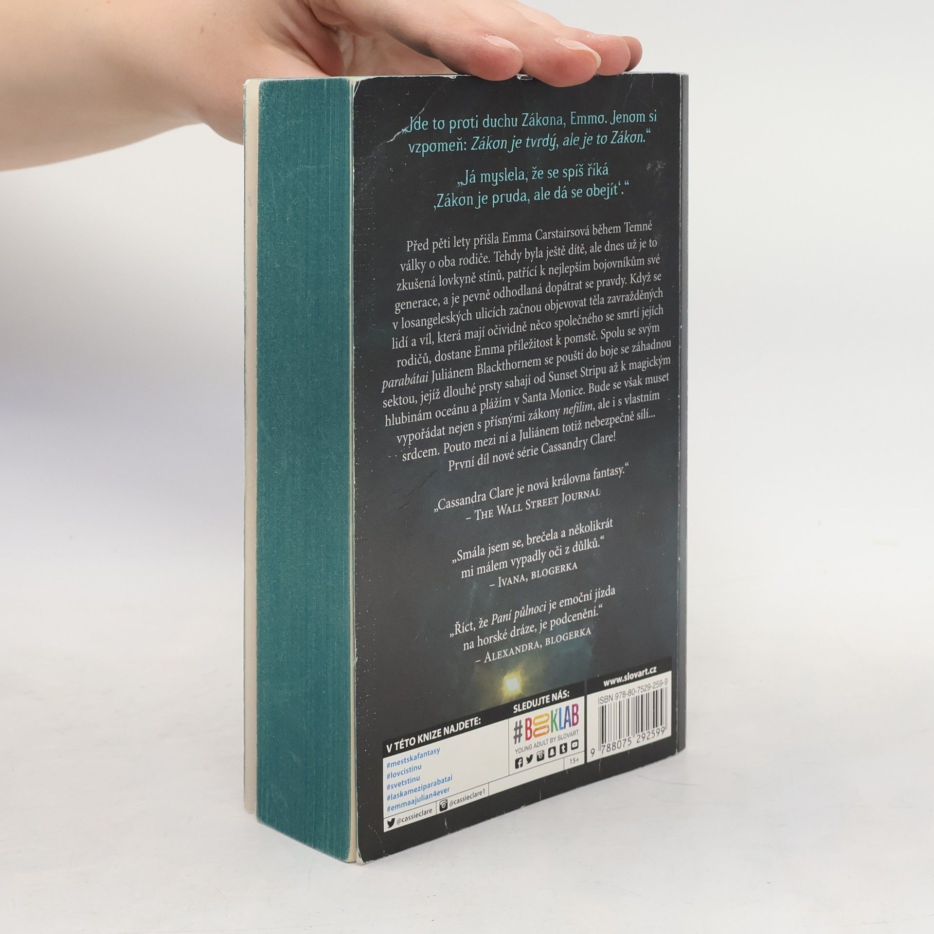 Cassandra Clare Temné lsti. Kniha první, Paní půlnoci