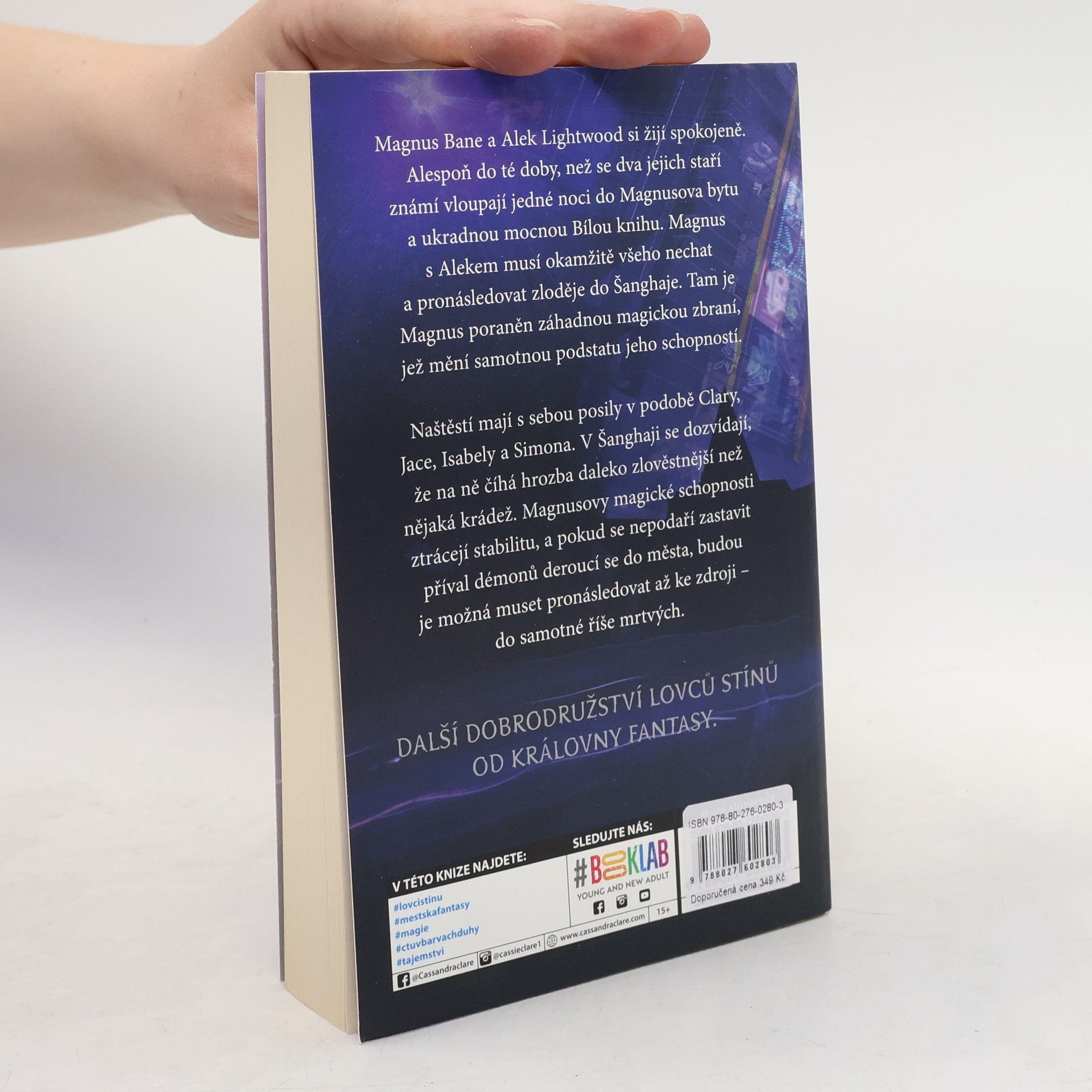 Cassandra Clare Nejstarší kletby. Kniha druhá, Ztracená Bílá kniha