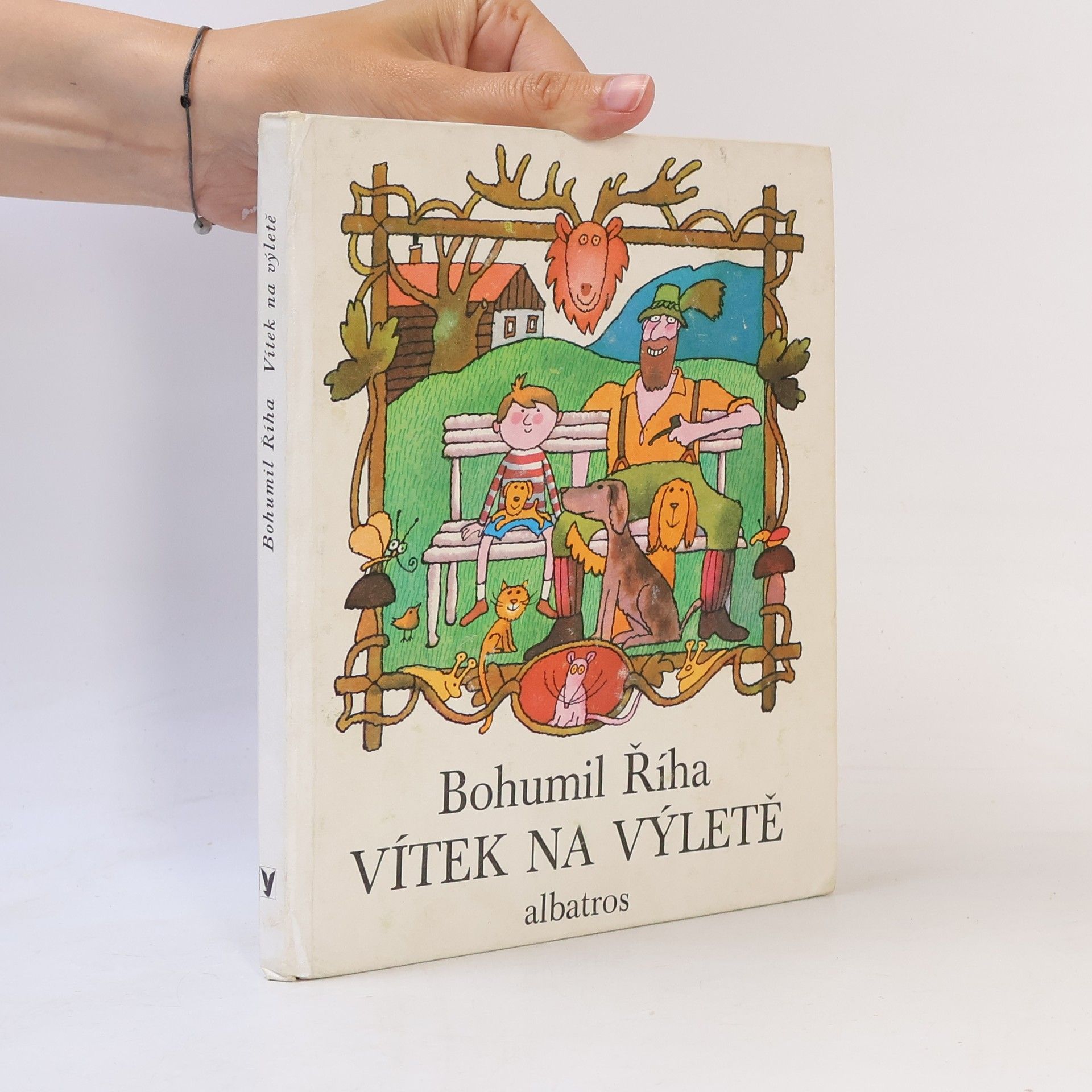 Bohumil Říha Vítek na výletě