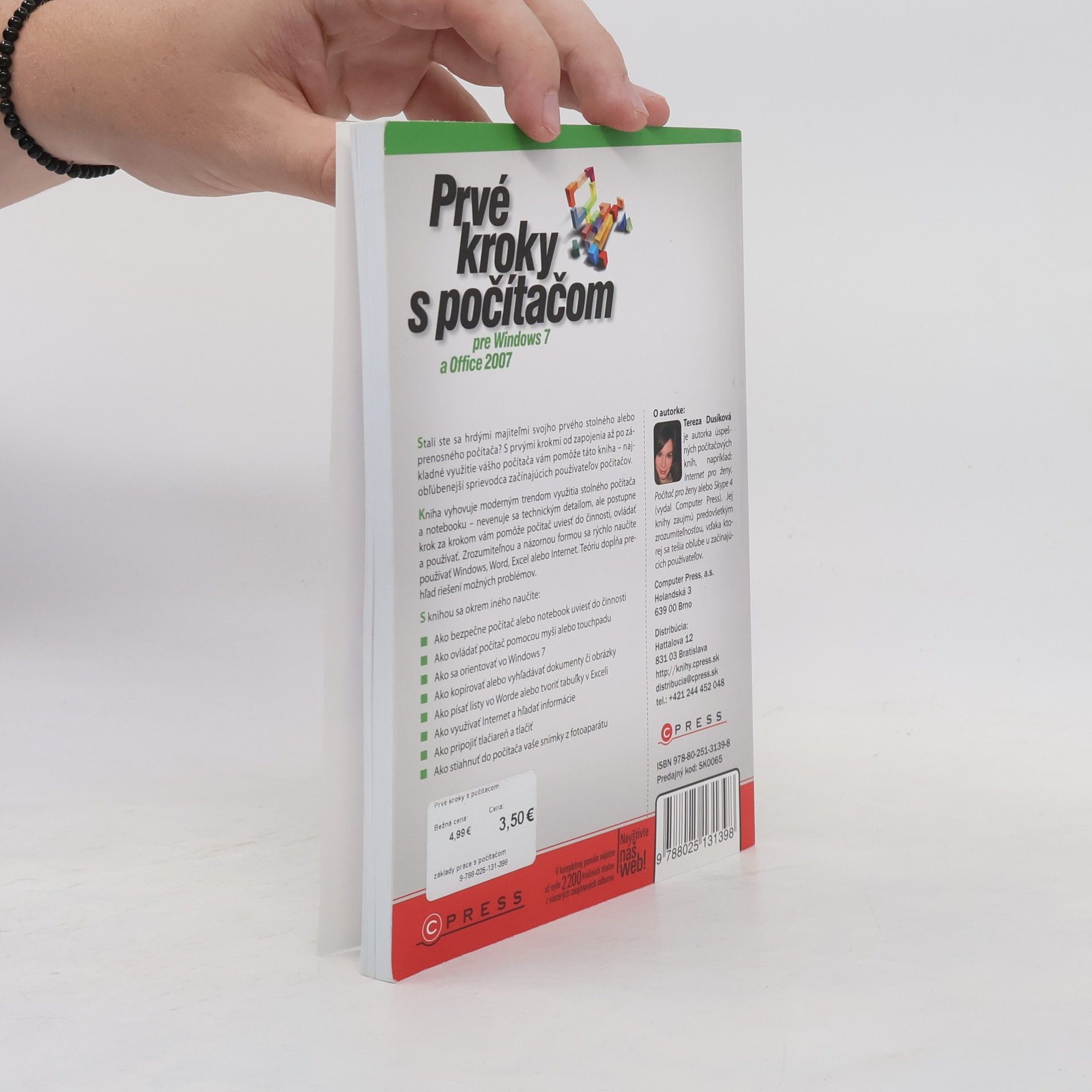 Tereza Dusíková Prvé kroky s počítačom