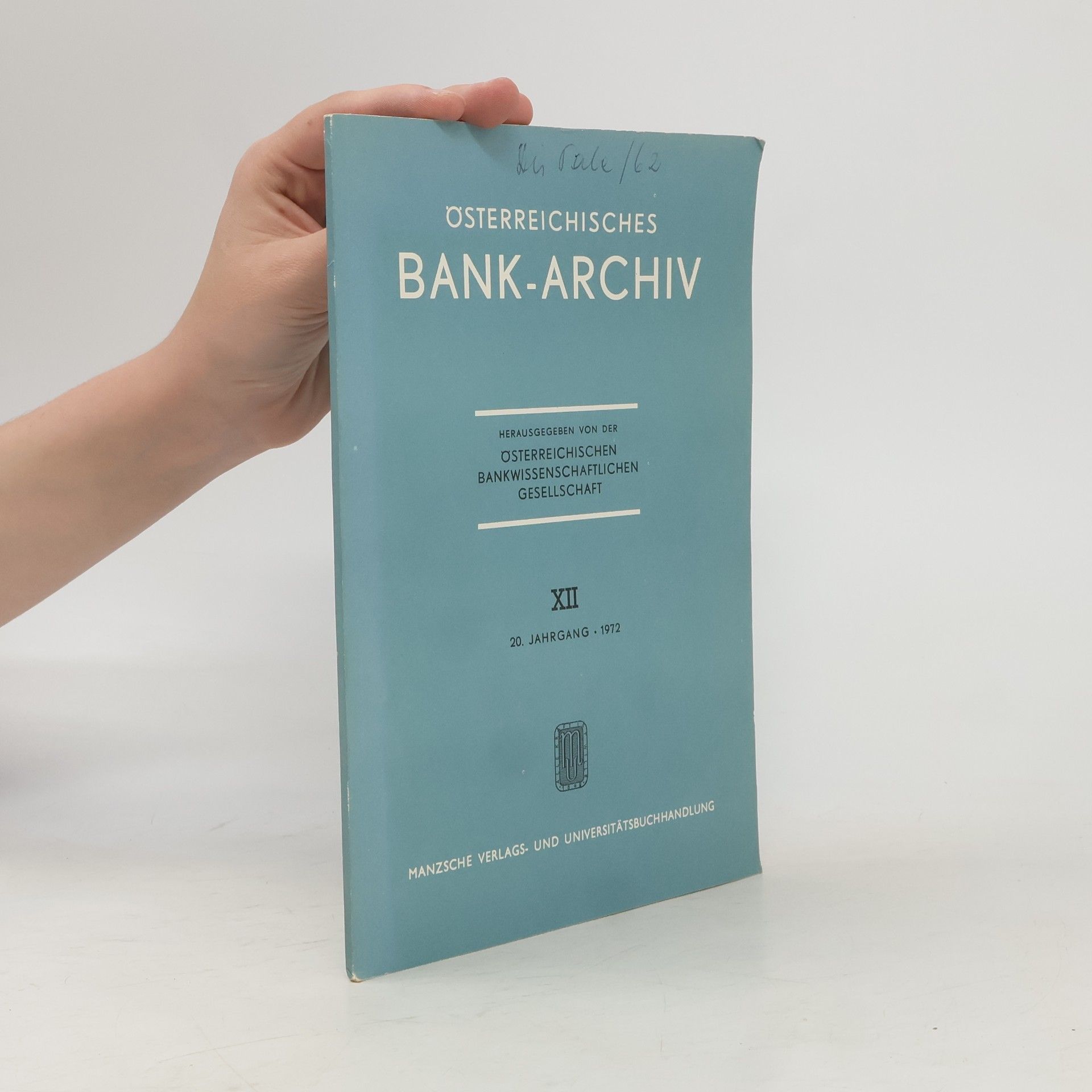 Autorenkollektiv Österreichische Bank Archiv XII