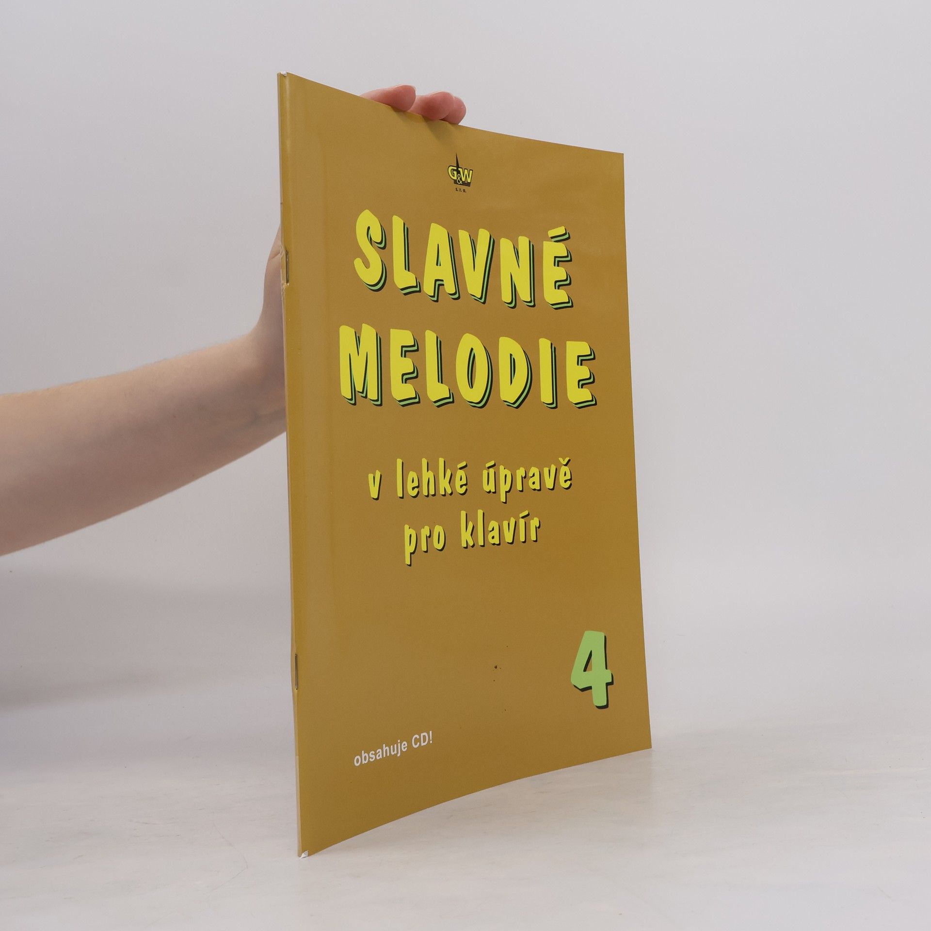 G+W Slavné melodie v lehké úpravě pro klavír 4.díl+CD
