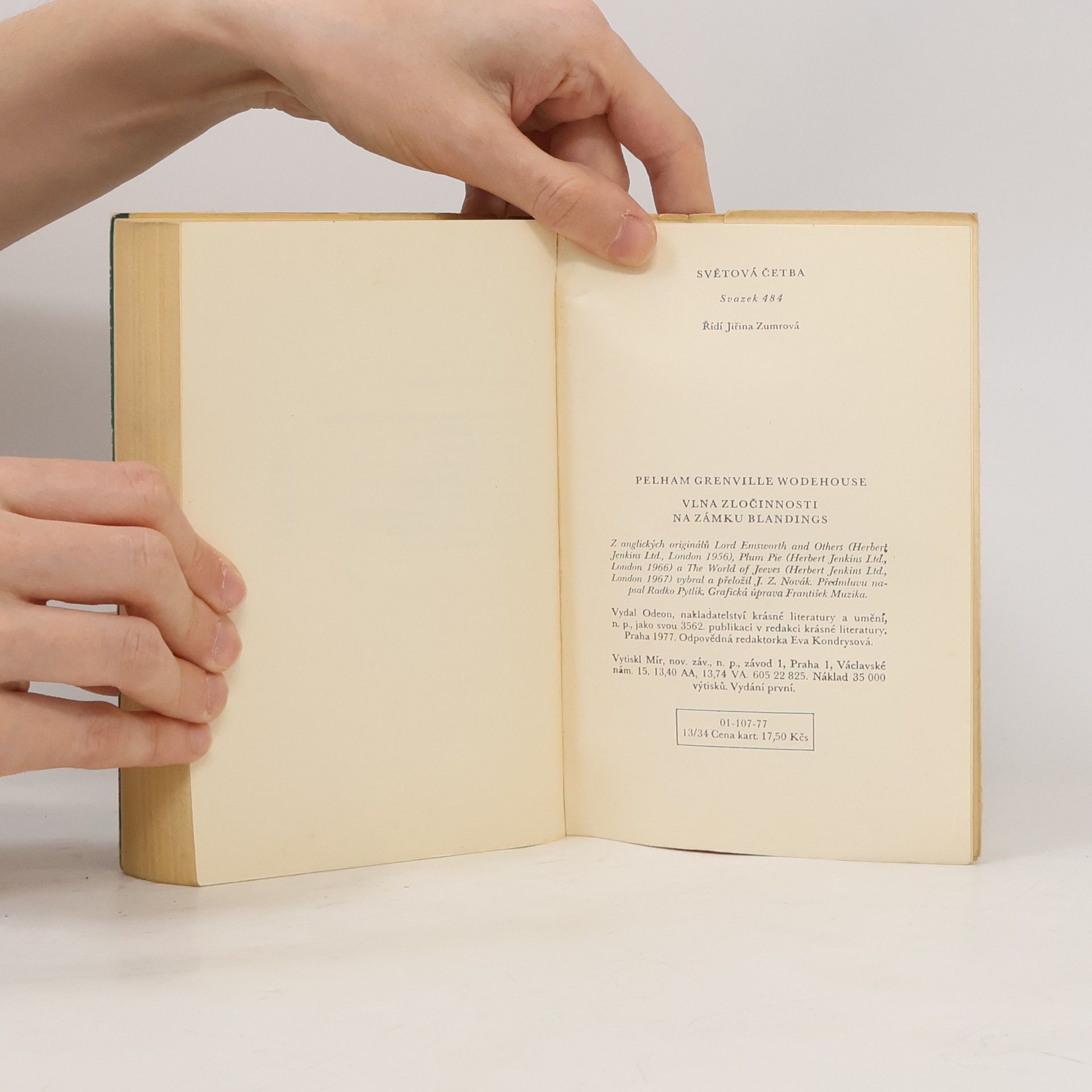Pelham Wodehouse Vlna zločinnosti na zámku Blandings