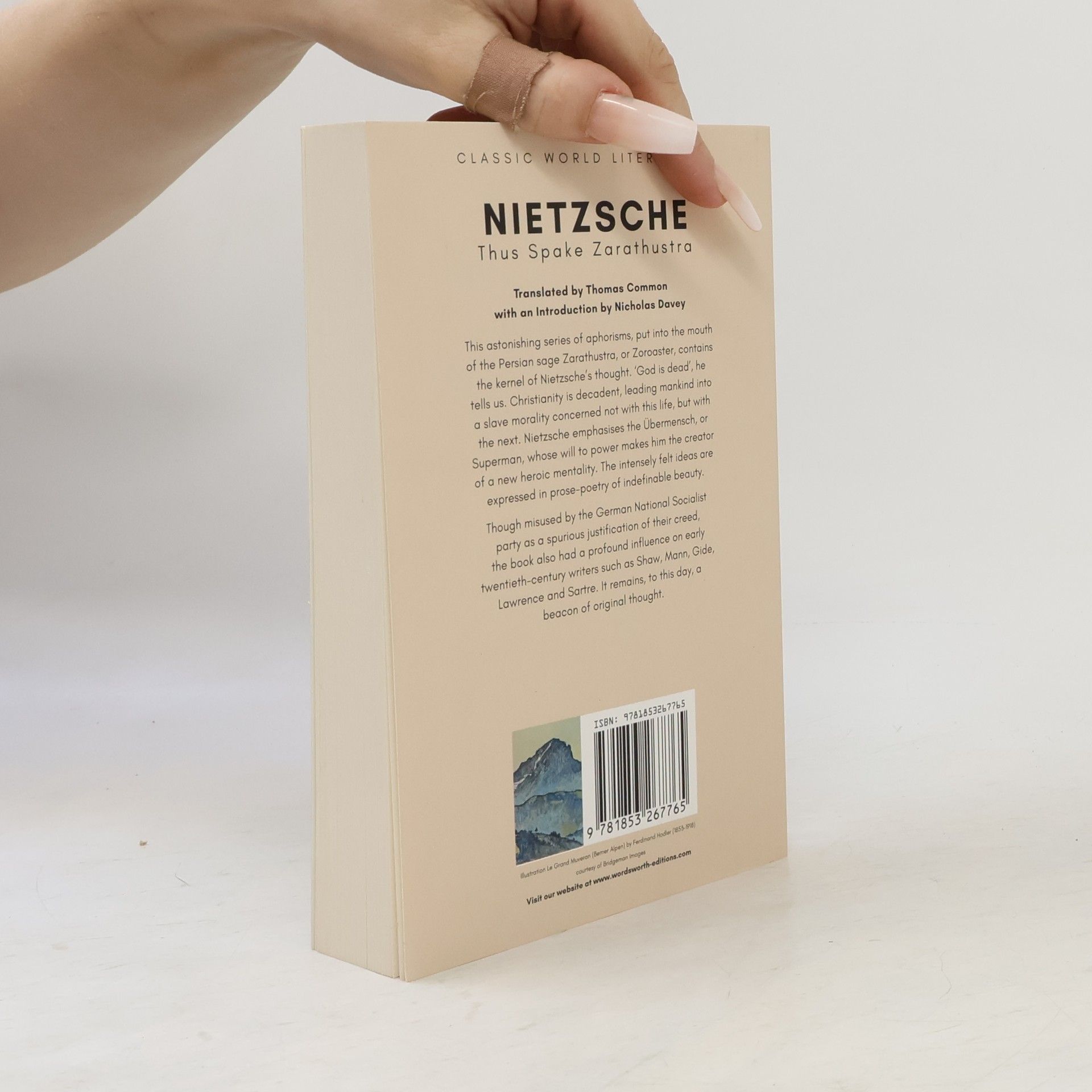 Friedrich Nietzsche Thus spake Zarathustra